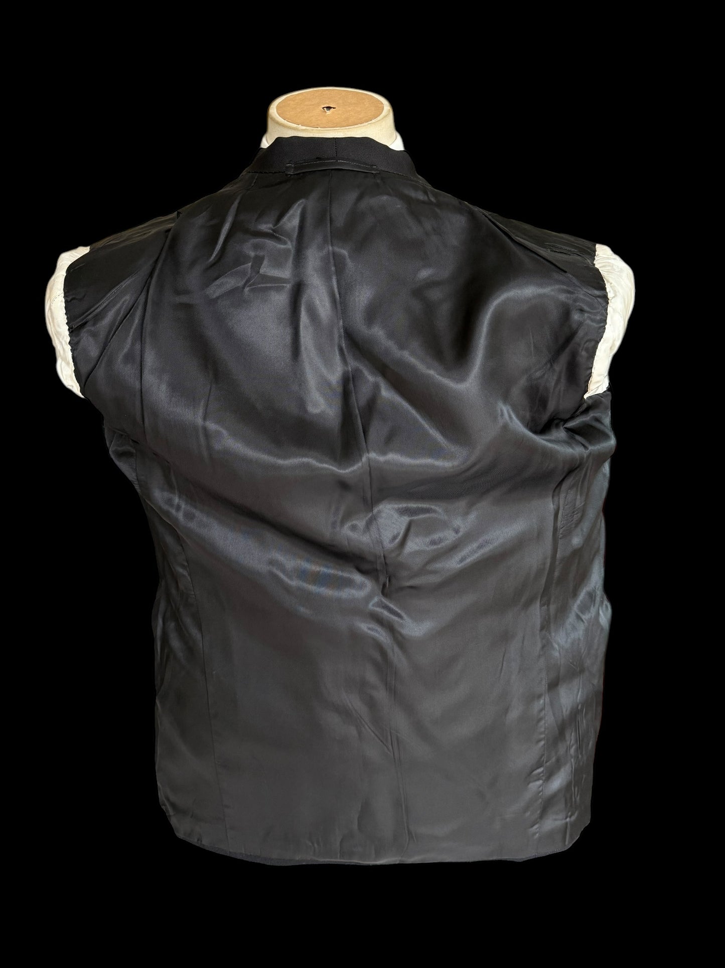 Roberts & Bromley Bespoke Dinner Suit 40S / W32 1930s Shawl High Rise