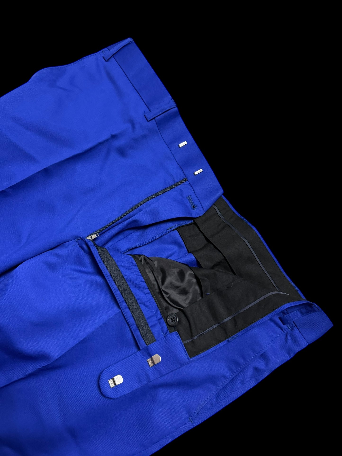 Bespoke Scabal Electric Blue Suit 44S / W40S