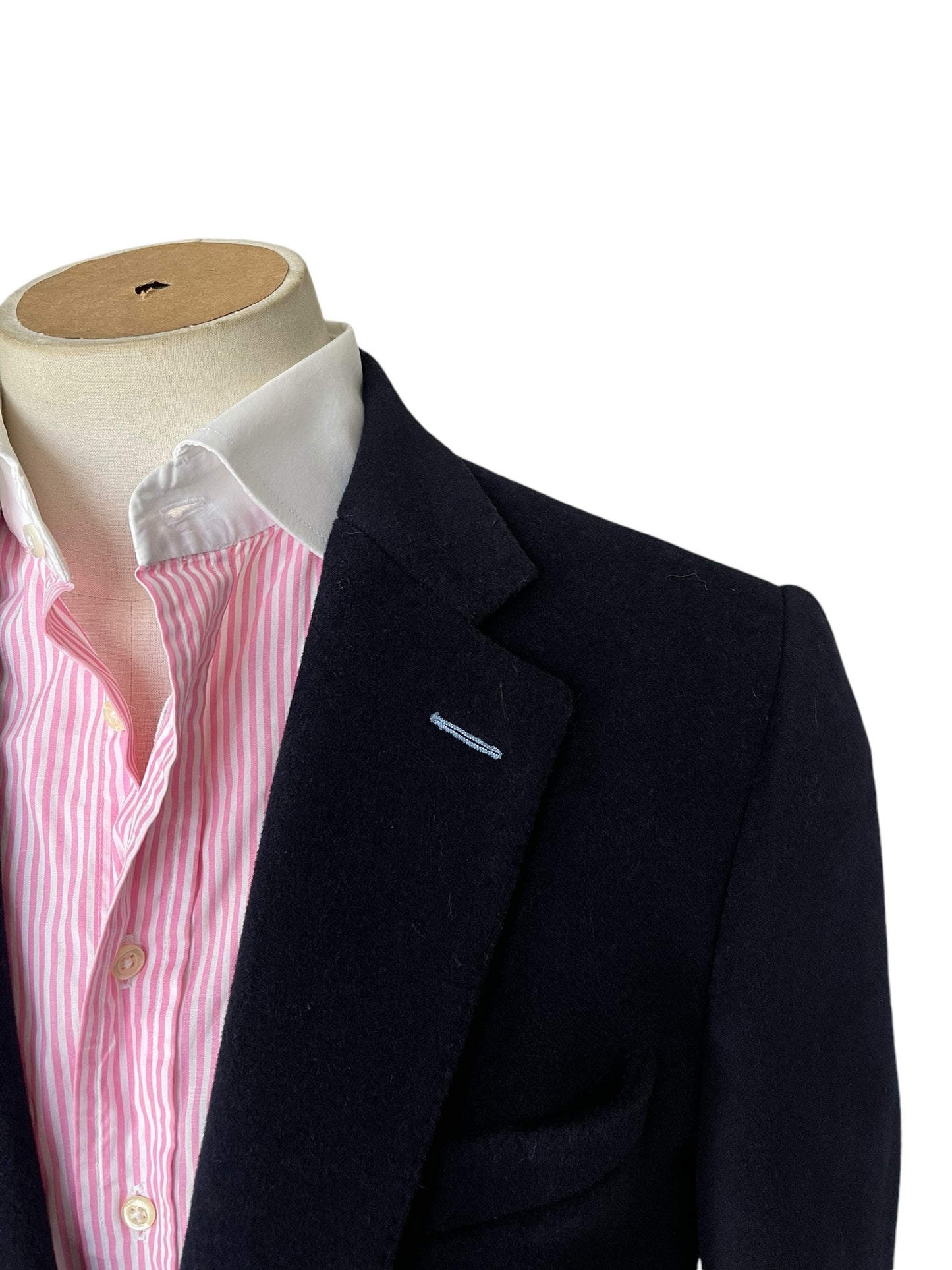 Bespoke Barrington & Ayre Heavy Wool Blazer 40S Navy Dugdale Bros RRP £795