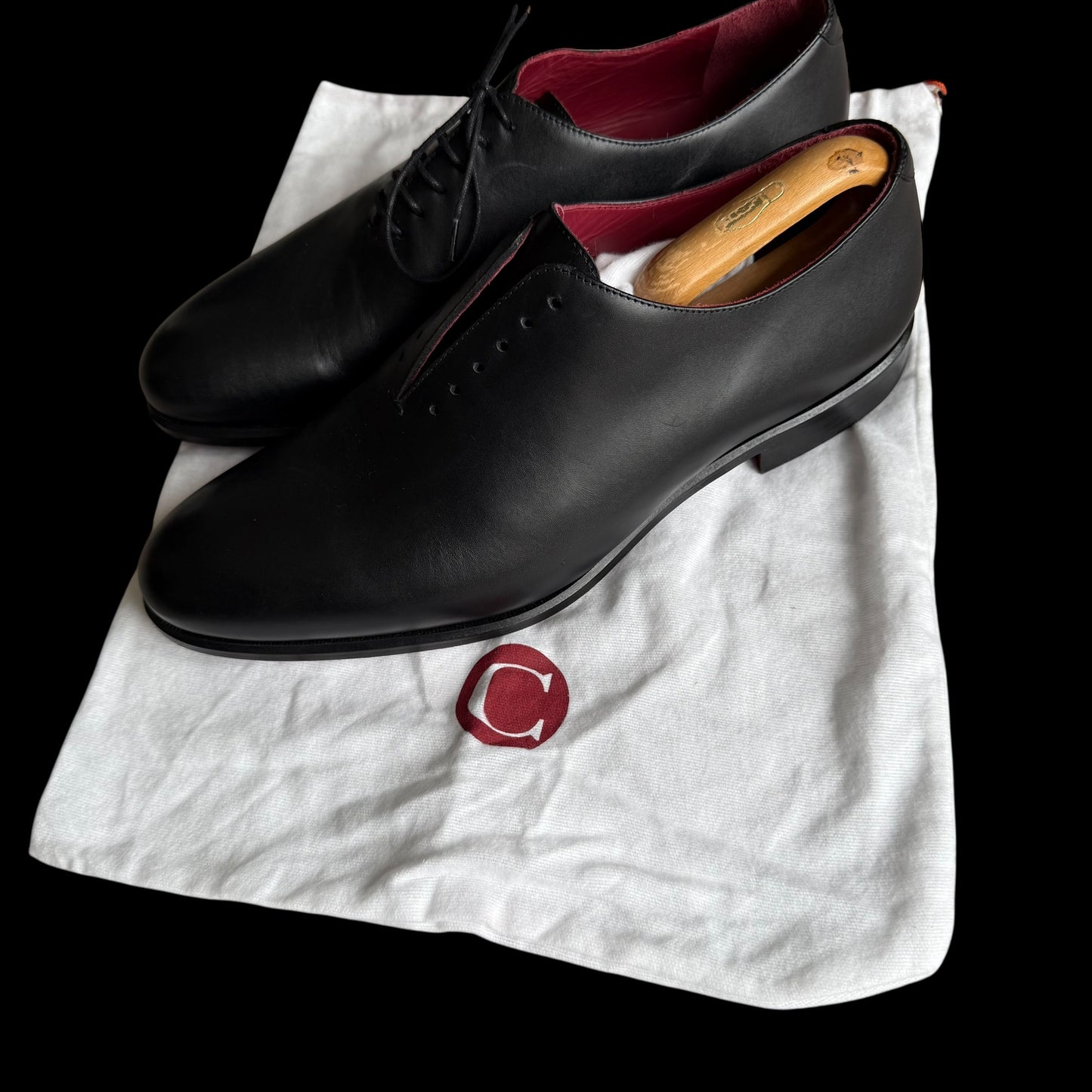 Clements & Church Wholecut Derby Shoes EU46 UK12 WORN ONCE