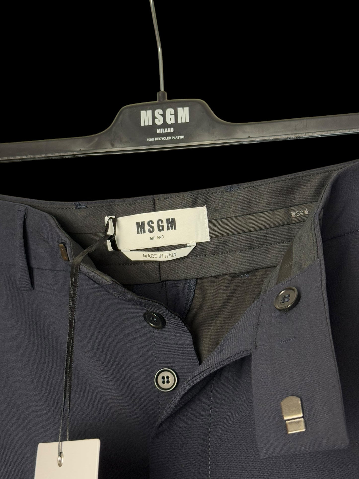 BNWT Women’s MSGM Double Breasted Suit UK12 IT44 Wool Straight Leg RRP £985
