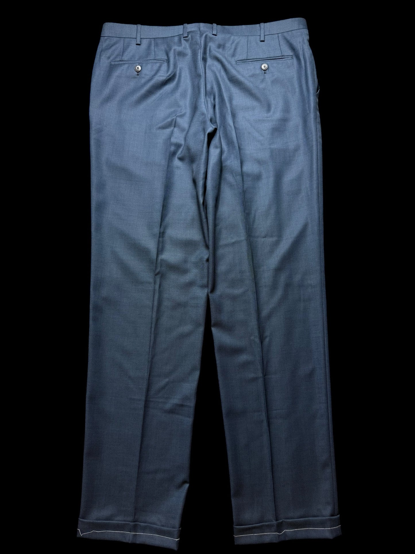 New Men’s Brioni Tigullio Wool Suit Trousers Size 56 (W38”) Nailhead RRP £770