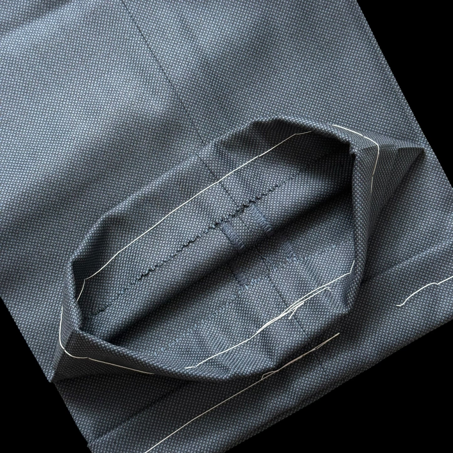 New Men’s Brioni Tigullio Wool Suit Trousers Size 56 (W38”) Nailhead RRP £770