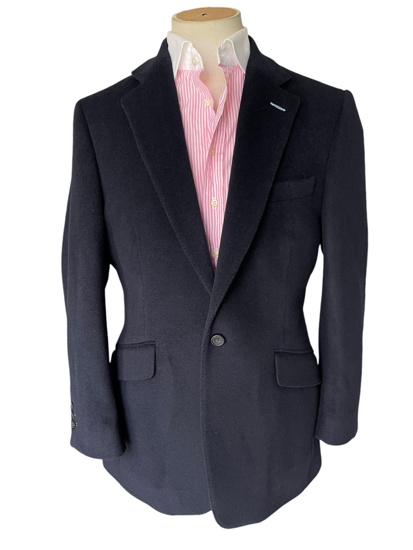 Bespoke Barrington & Ayre Heavy Wool Blazer 40S Navy Dugdale Bros RRP £795