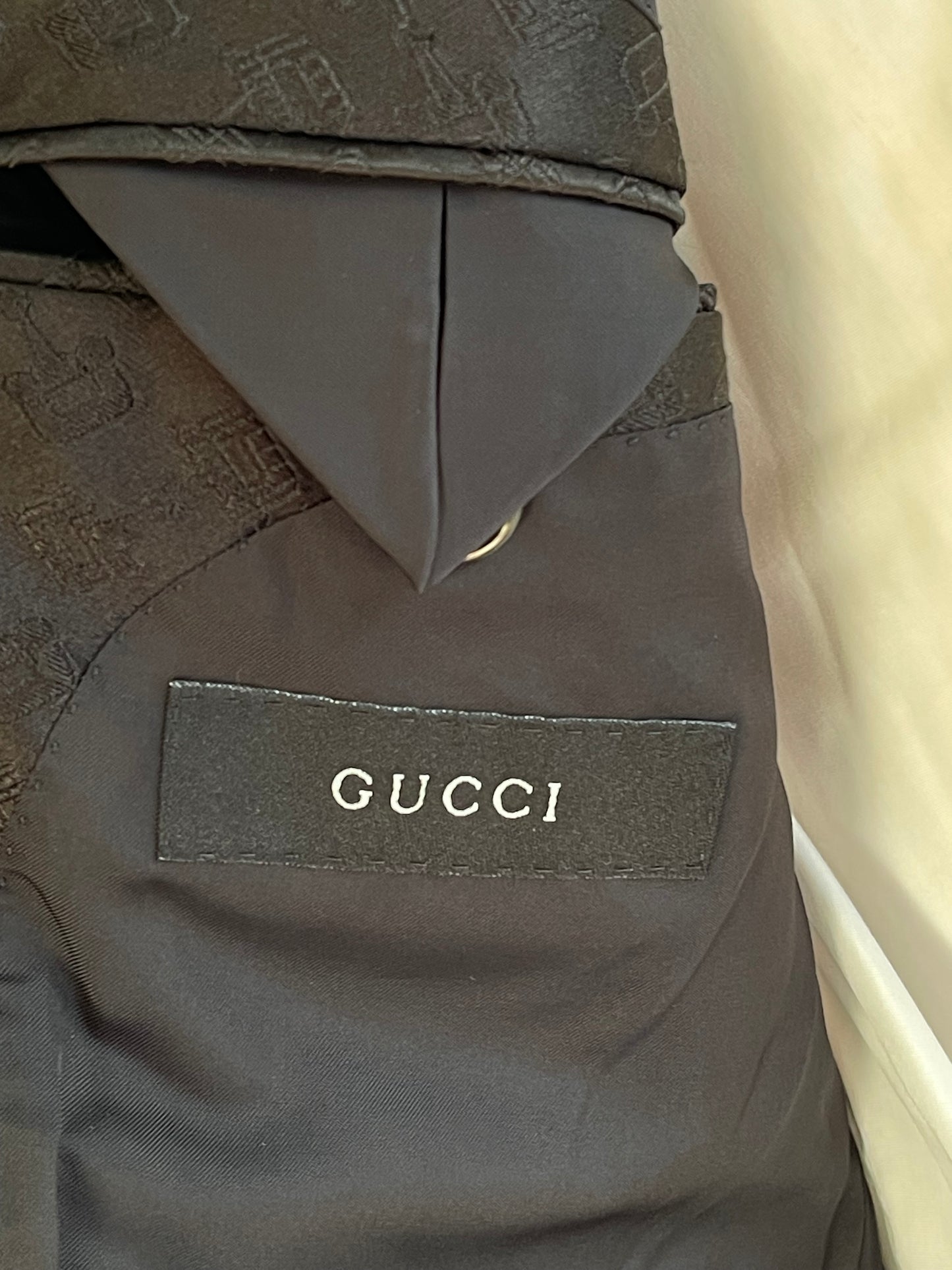GUCCI x TOM FORD Dinner Jacket Jacquard 37/38L Black