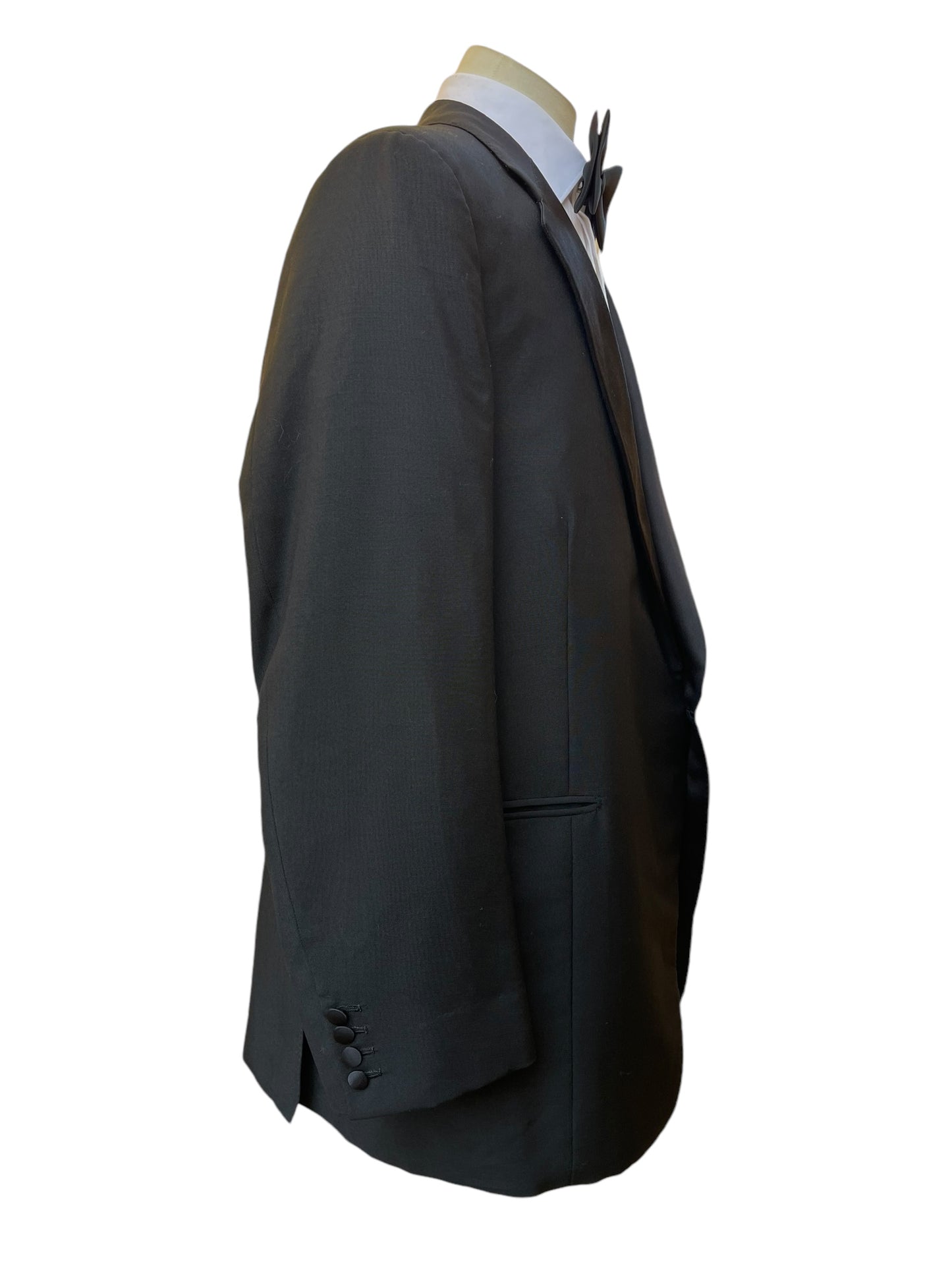 Richard Anderson Savile Row Bespoke Dinner Jacket Tux 44R/L