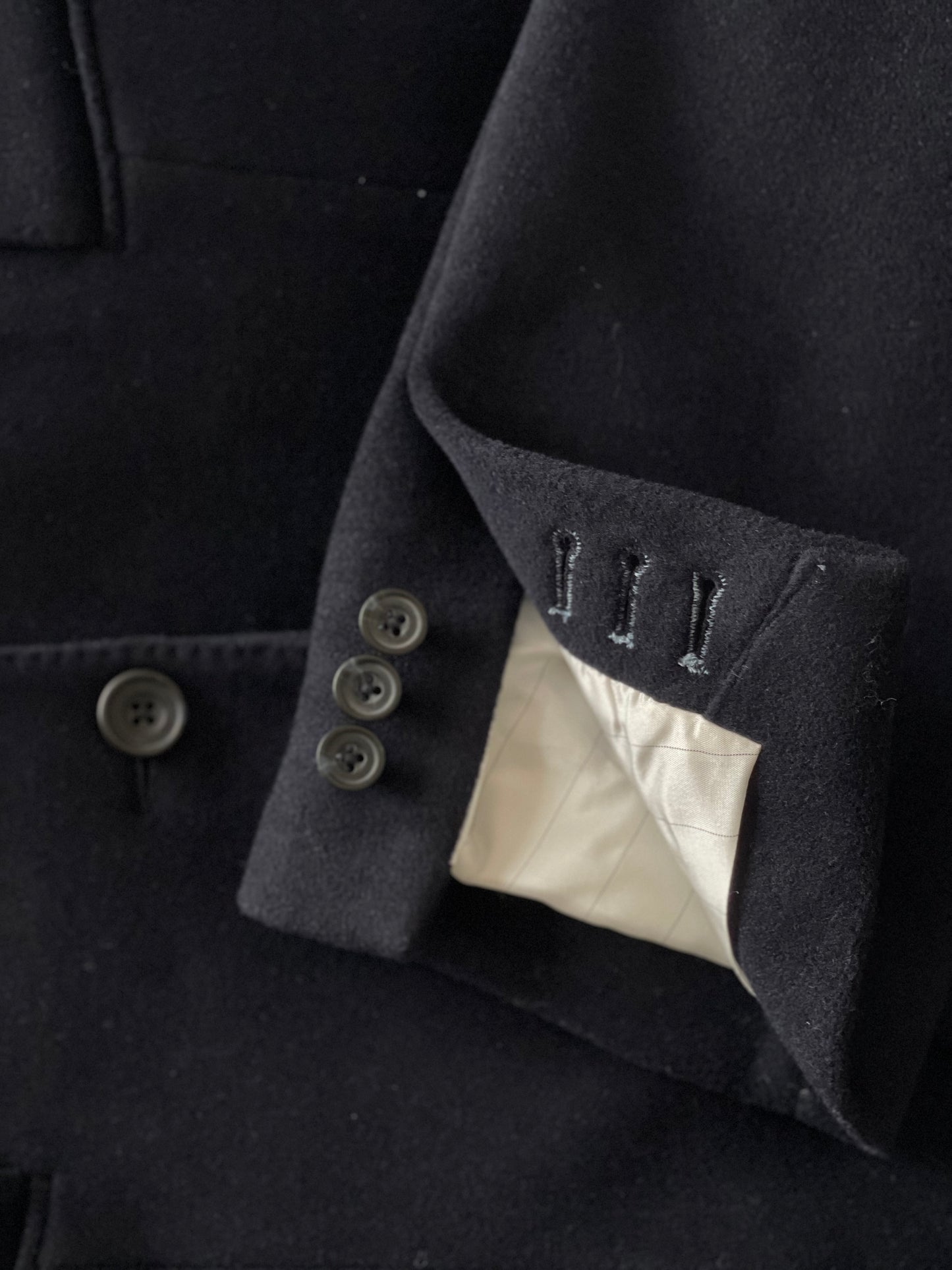 Bespoke Barrington & Ayre Heavy Wool Blazer 40S Navy Dugdale Bros RRP £795