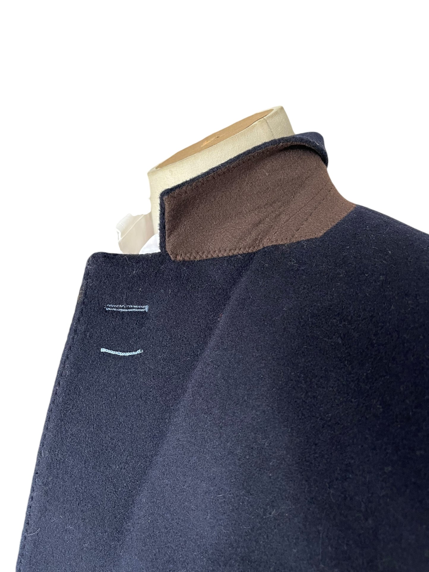 Bespoke Barrington & Ayre Heavy Wool Blazer 40S Navy Dugdale Bros RRP £795