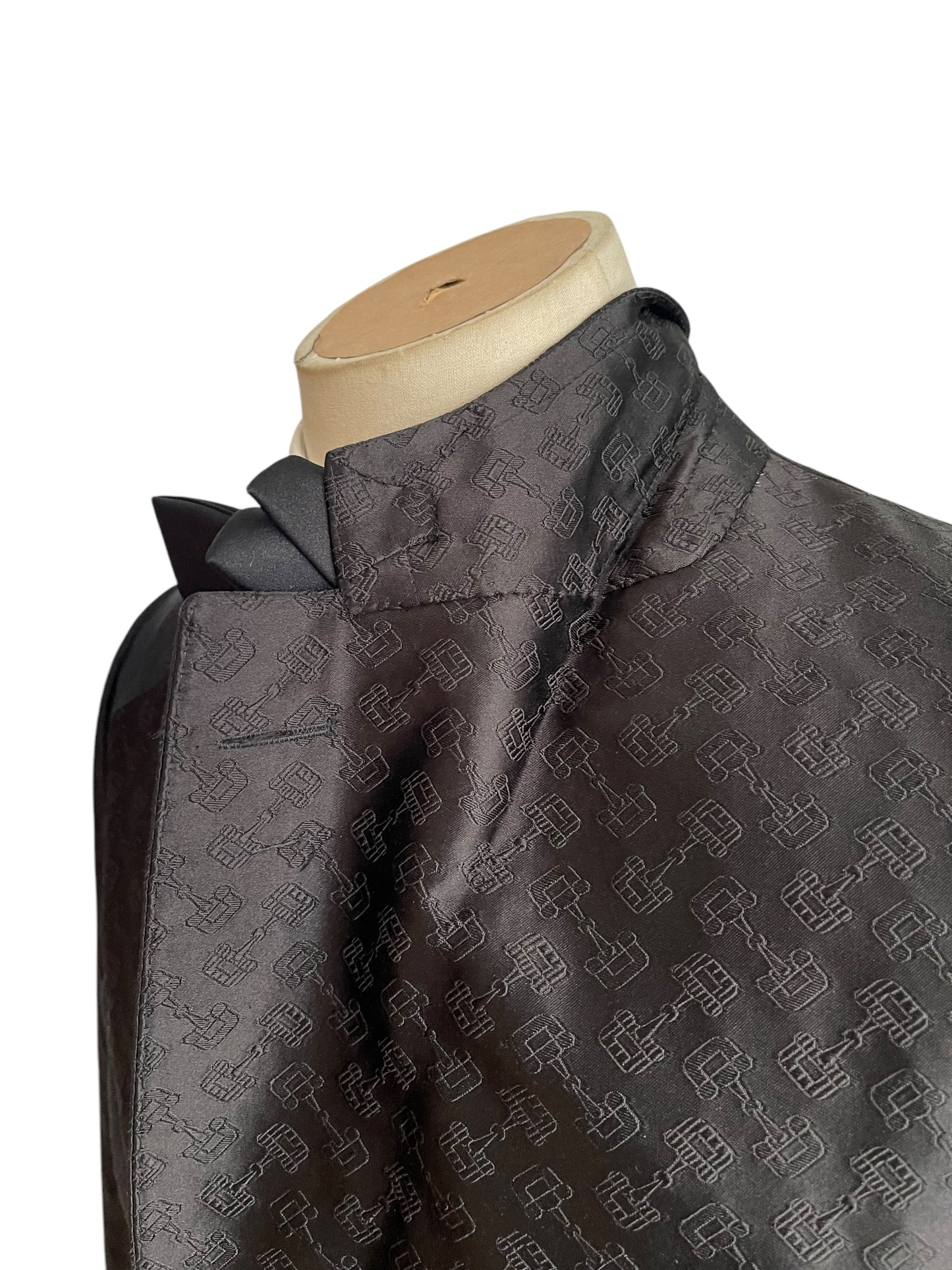 GUCCI x TOM FORD Dinner Jacket Jacquard 37/38L Black