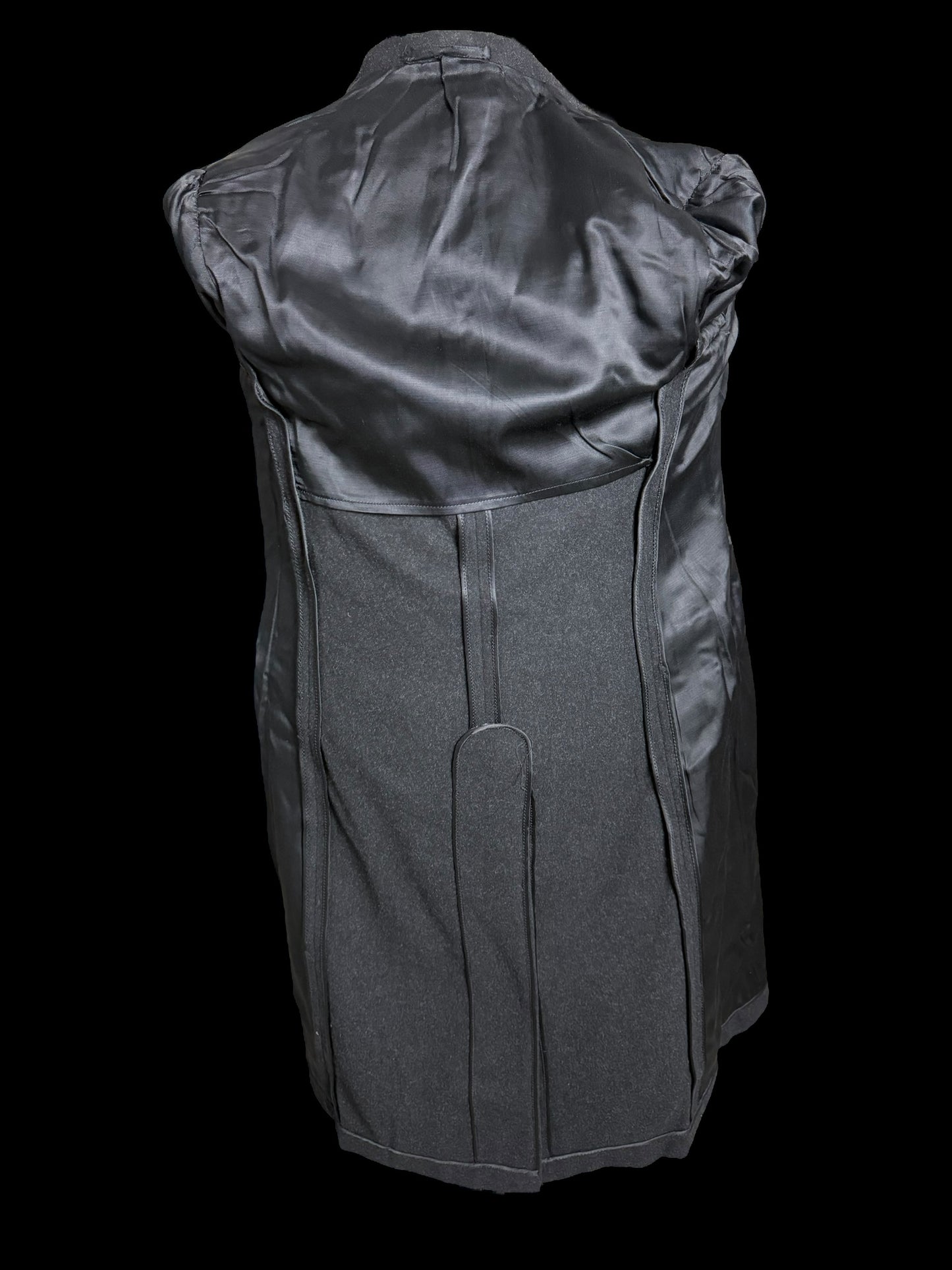 VTG Men’s Bespoke Double Breasted Overcoat 39/40” Grey