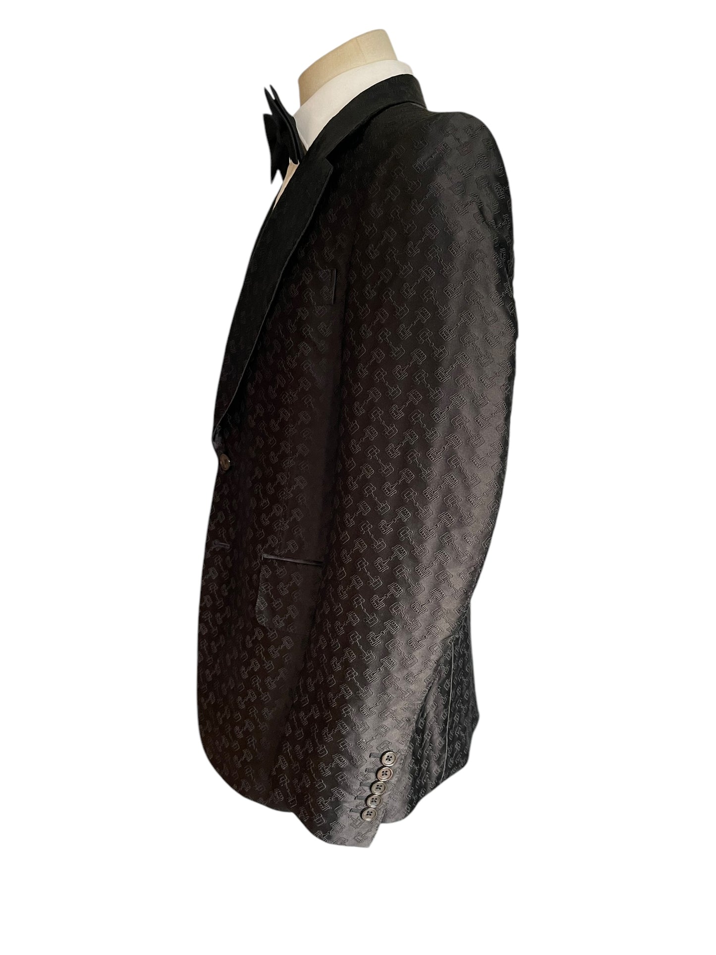 GUCCI x TOM FORD Dinner Jacket Jacquard 37/38L Black