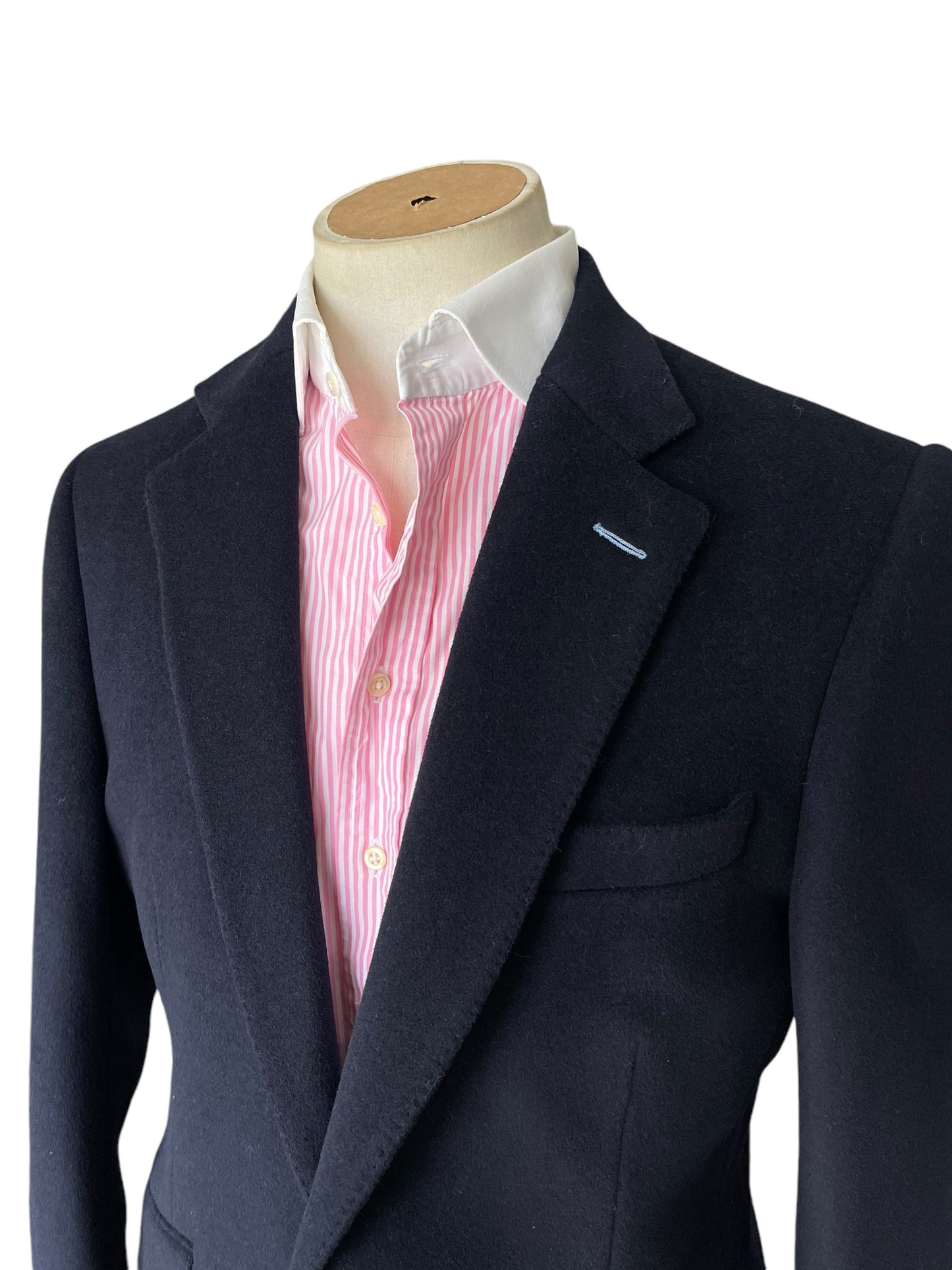 Bespoke Barrington & Ayre Heavy Wool Blazer 40S Navy Dugdale Bros RRP £795