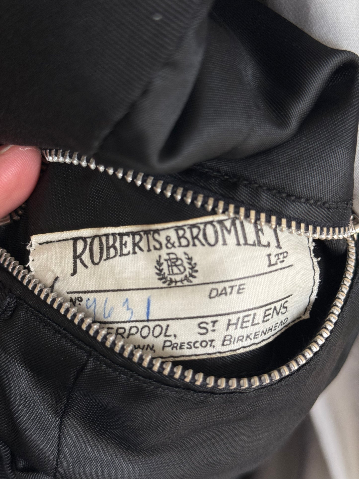 Roberts & Bromley Bespoke Dinner Suit 40S / W32 1930s Shawl High Rise