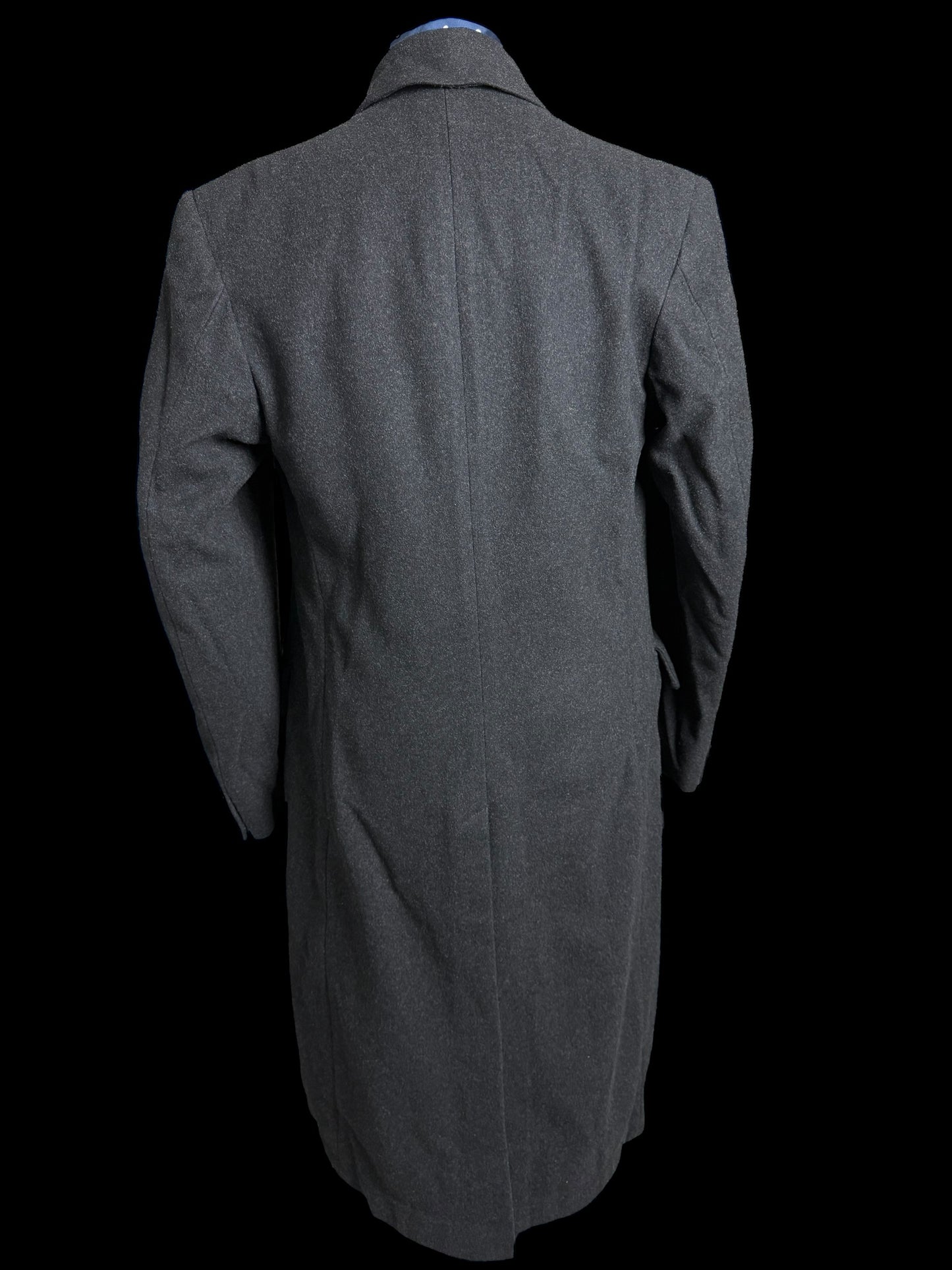 VTG Men’s Bespoke Double Breasted Overcoat 39/40” Grey