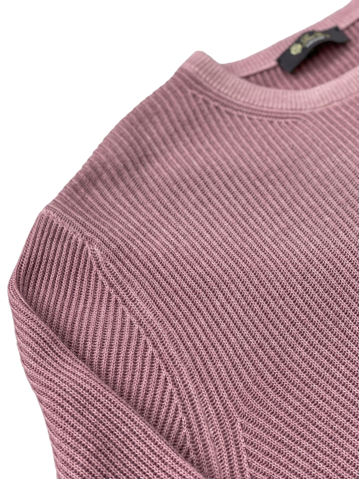 Mens Loro Piana Cashmere Sweater Size 56 Pink