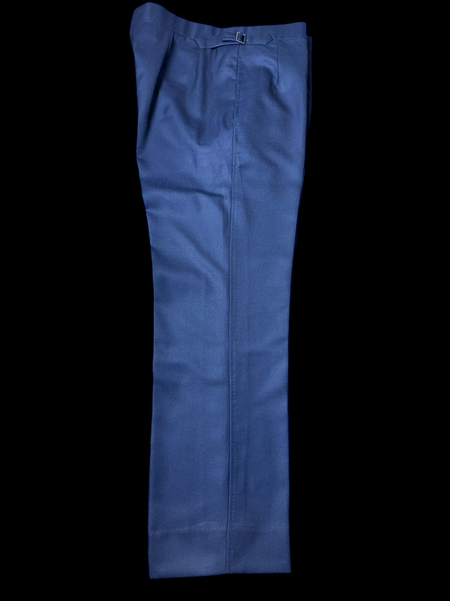 Bespoke Kent & Haste Savile Row Navy Suit Trousers W38” Superfine Wool