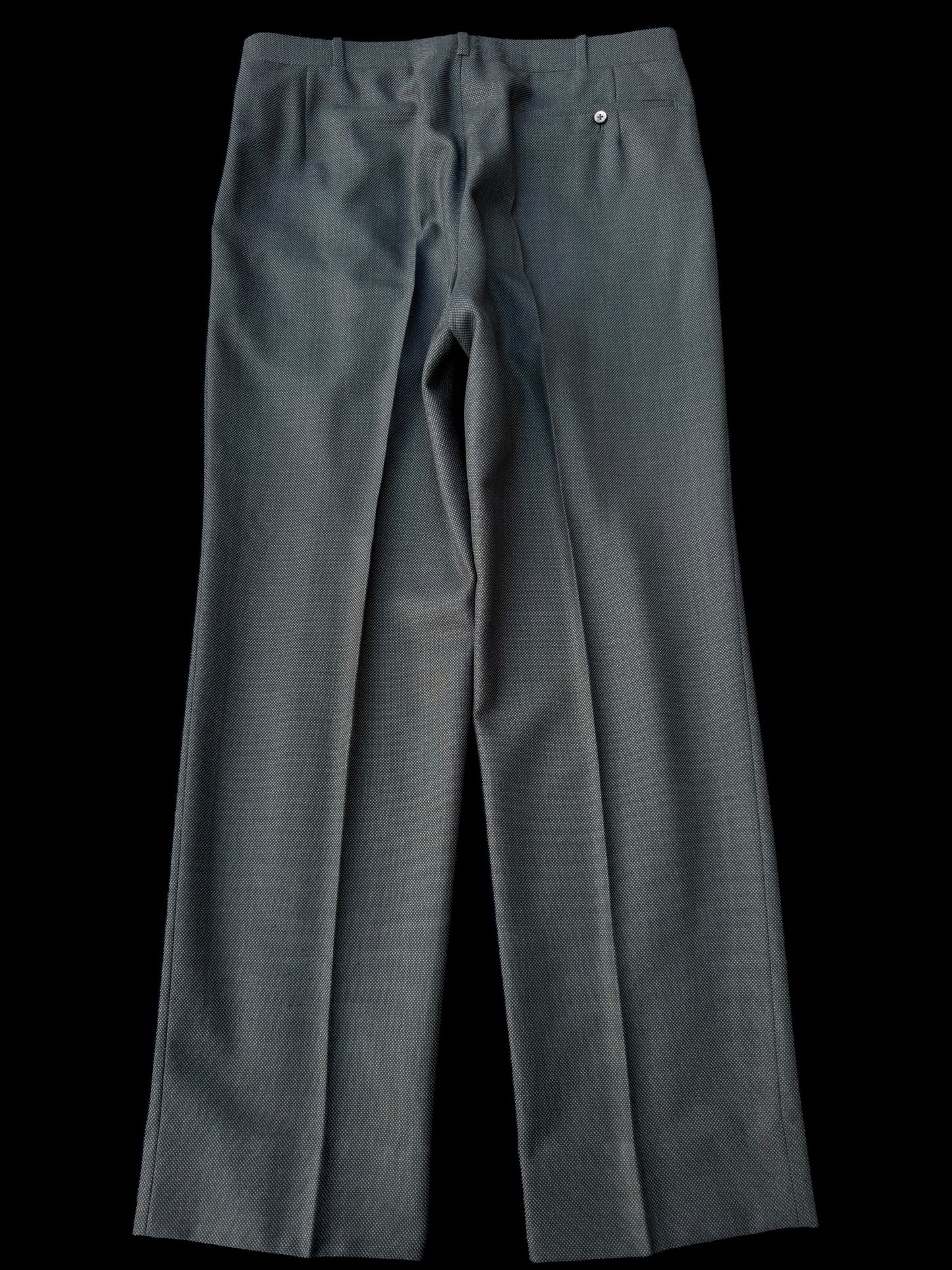 Gieves & Hawkes Bespoke Double Breasted Grey Suit 43R / W36R