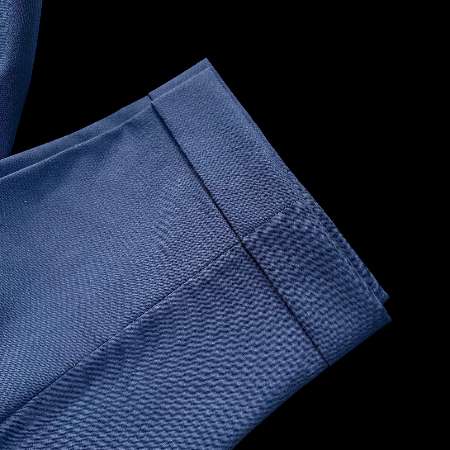 Bespoke Kent & Haste Savile Row Navy Suit Trousers W36” Lightweight Wool