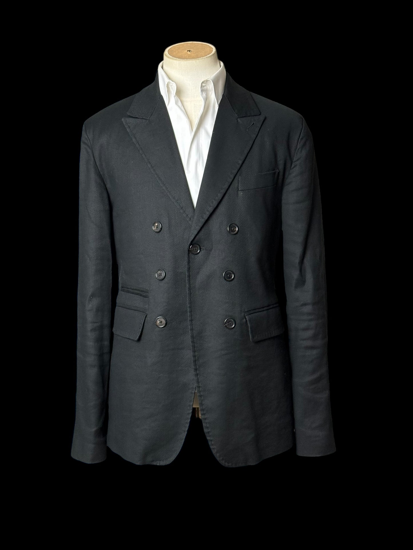 Men’s Ann Demeulemeester Blazer Jacket XL Linen Cotton