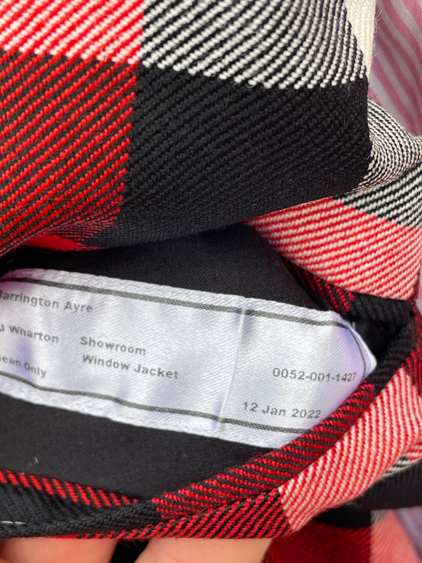 Bespoke Barrington & Ayre Sport Coat 40R Marling & Evans Check Wool RRP £795