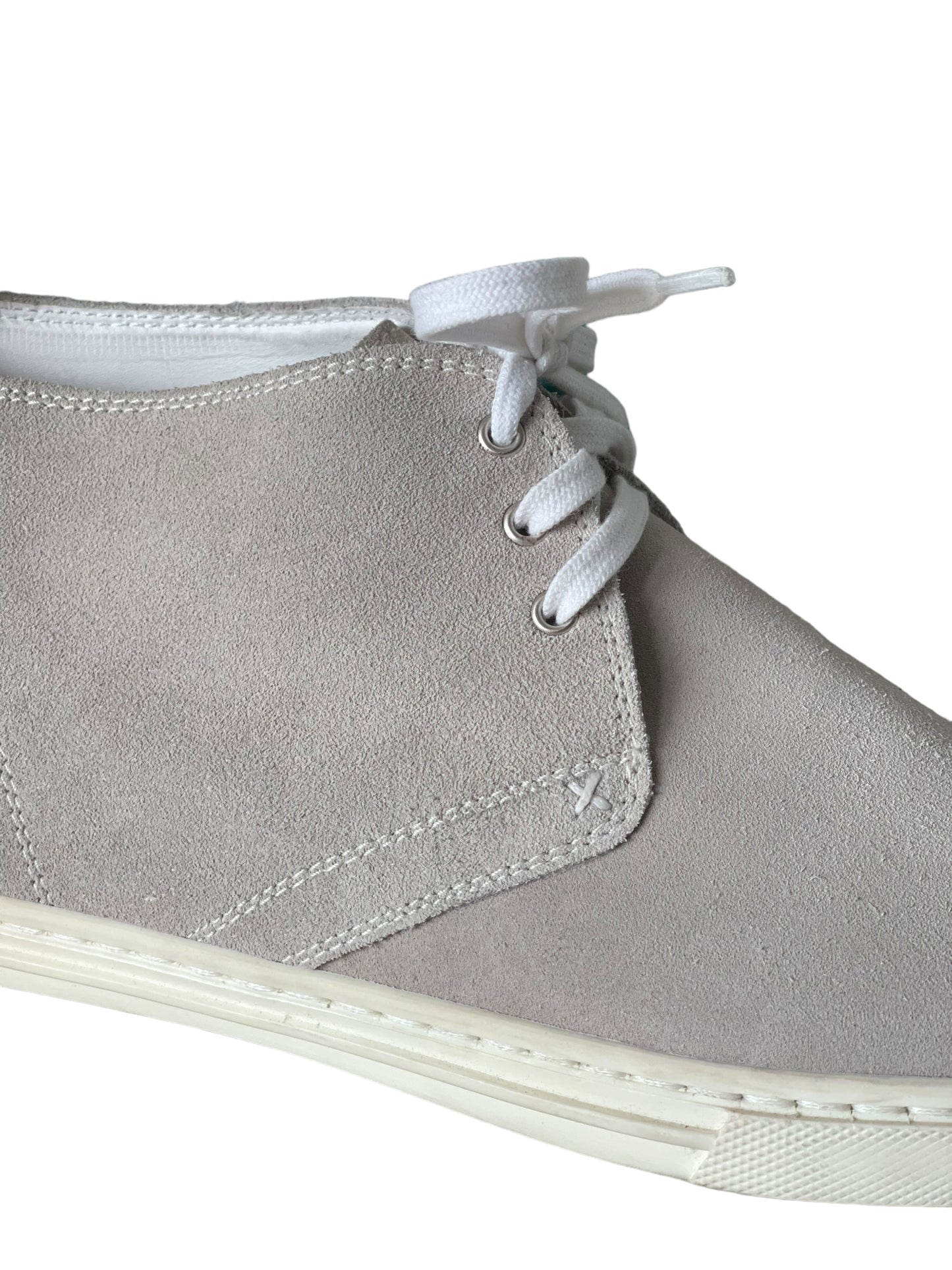 KITON NAPOLI Chukka Boot Sneakers US8 UK7 Shoes Mink Grey Suede