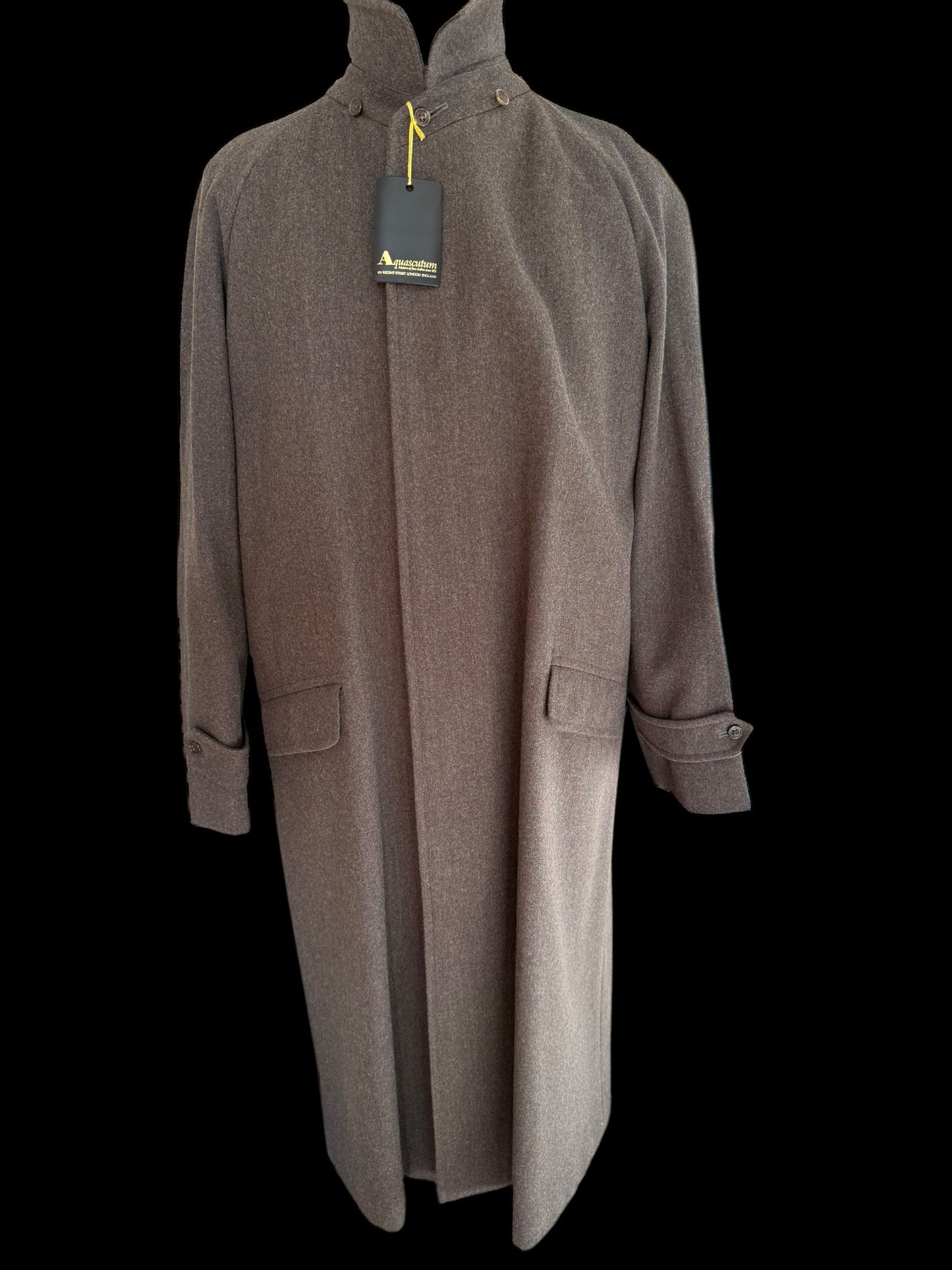 VTG Men’s Aquascutum Inverness Cape Coat Overcoat 42R (25” P2P)