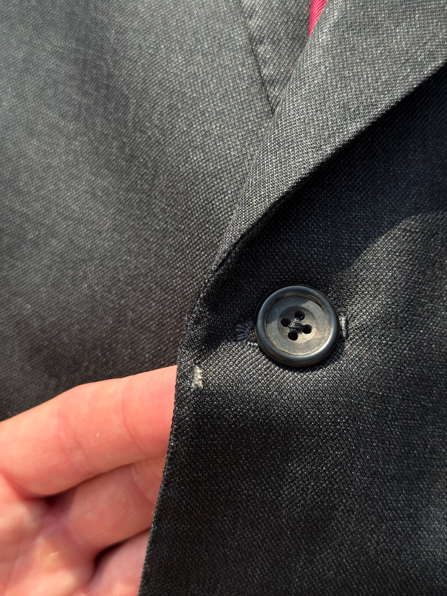 Gieves & Hawkes Bespoke Grey Suit 42R / W38” Savile Row 3 Button