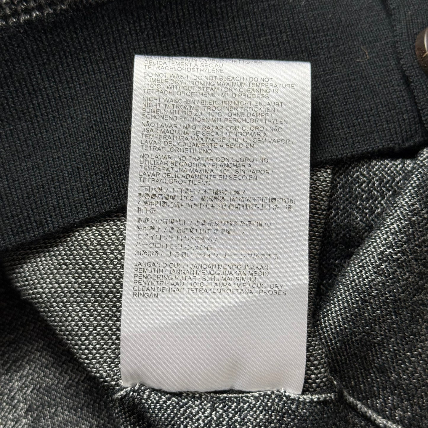 Men’s Brioni Wool & Silk Cardigan Size 60 Grey Pockets Prince Of Wales Check
