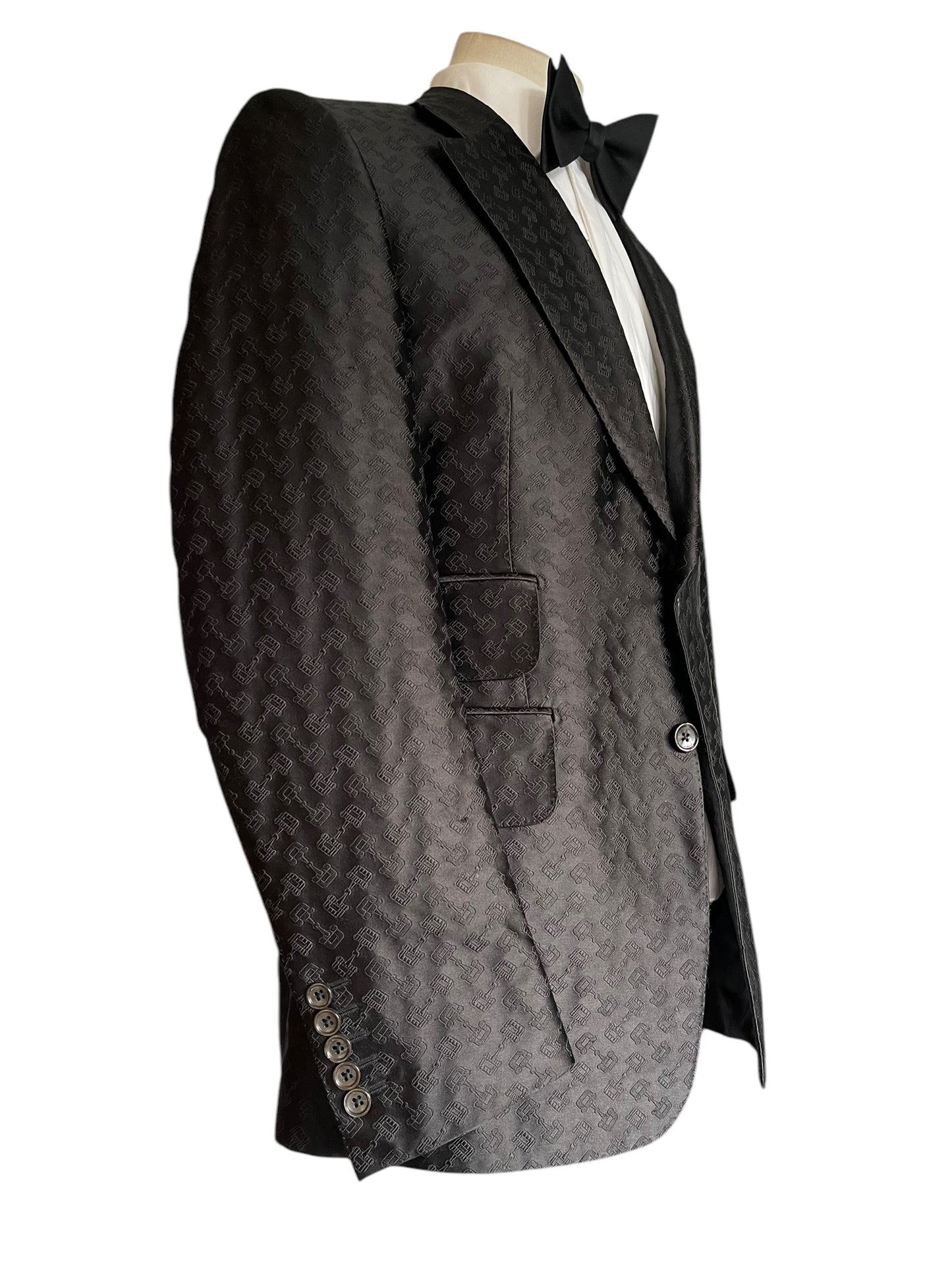 GUCCI x TOM FORD Dinner Jacket Jacquard 37/38L Black