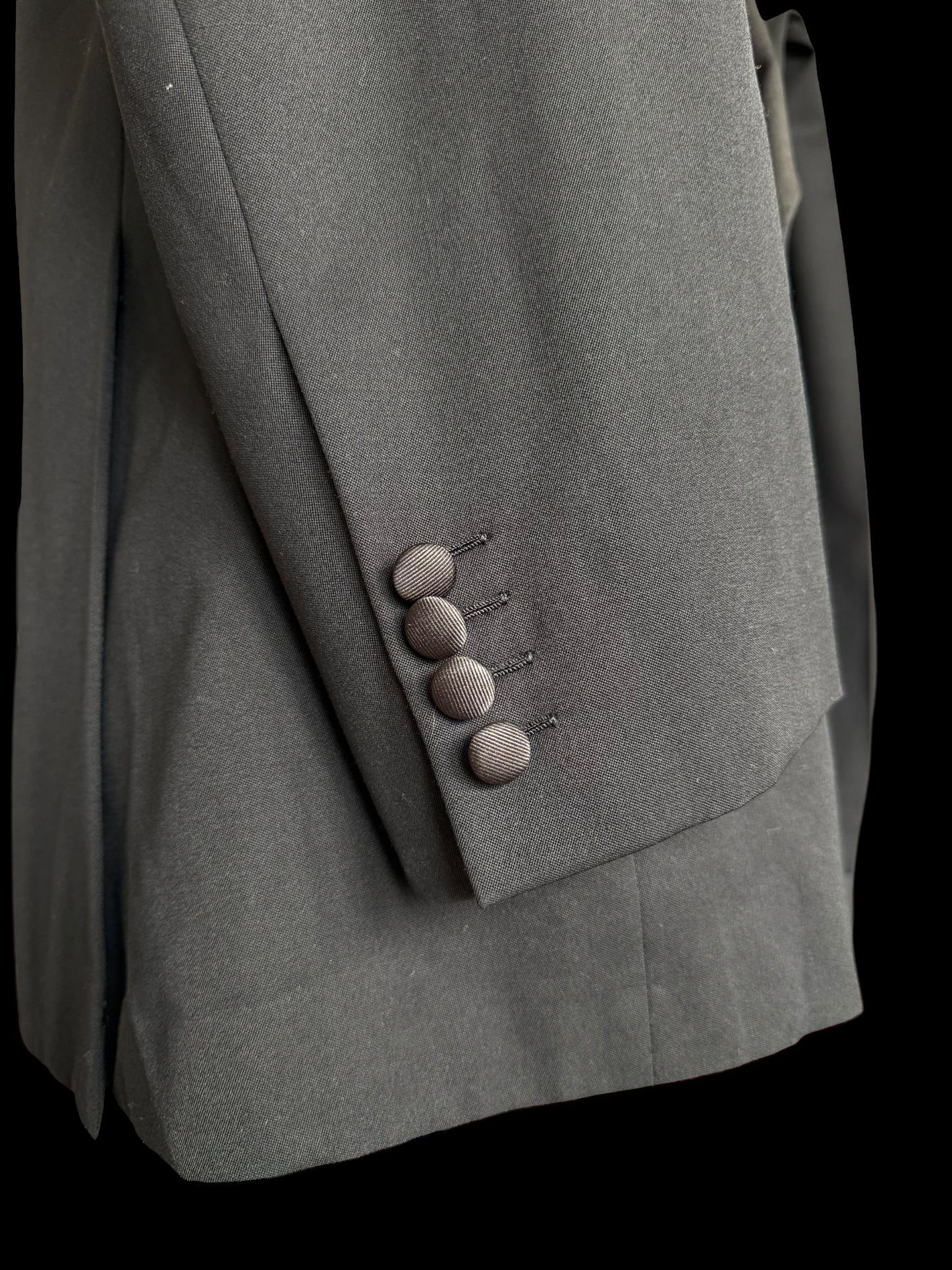 Turnbull & Asser Double Breasted Tuxedo Dinner Suit 46L / W40” Savile Row 1980’s