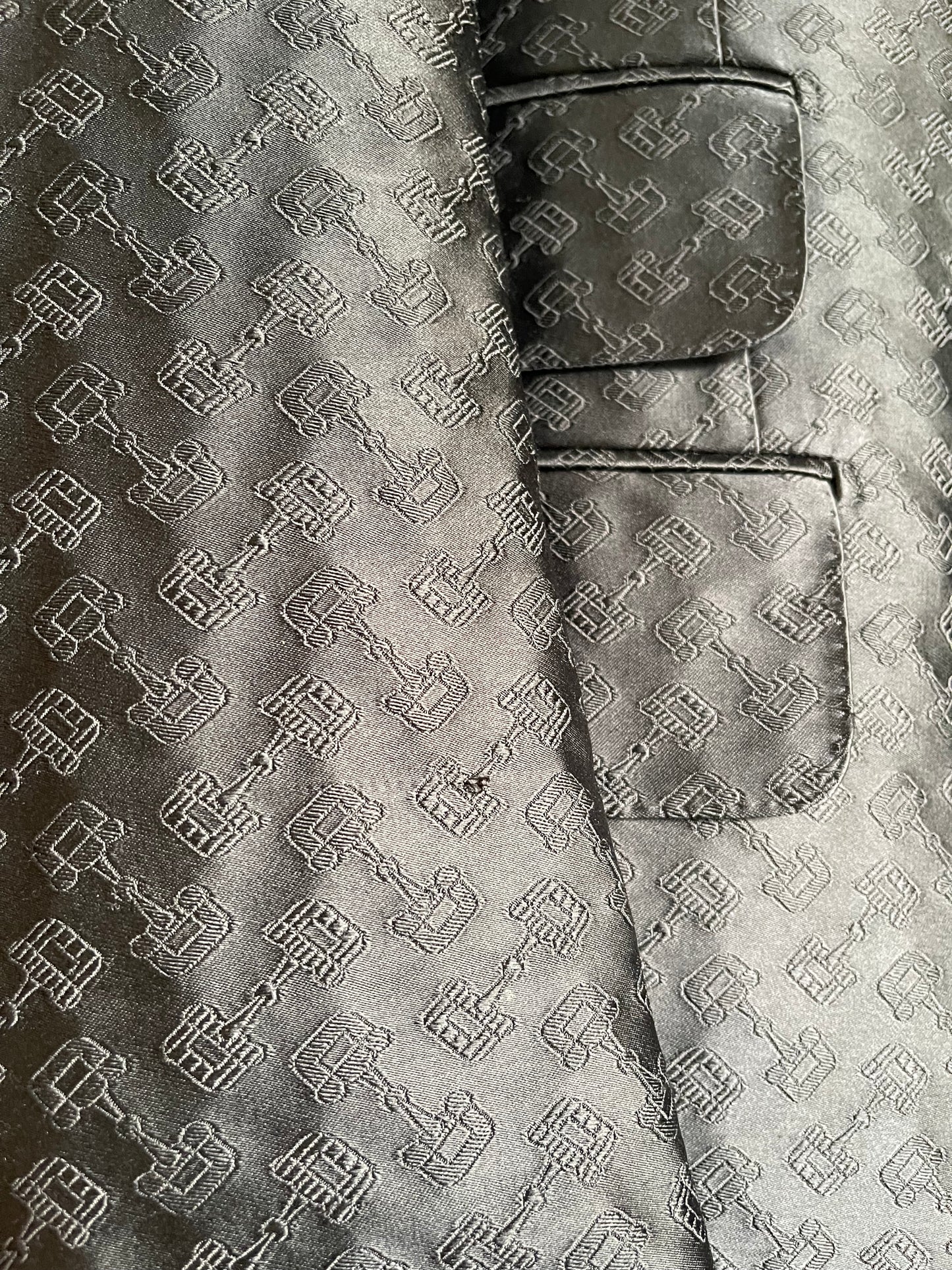 GUCCI x TOM FORD Dinner Jacket Jacquard 37/38L Black