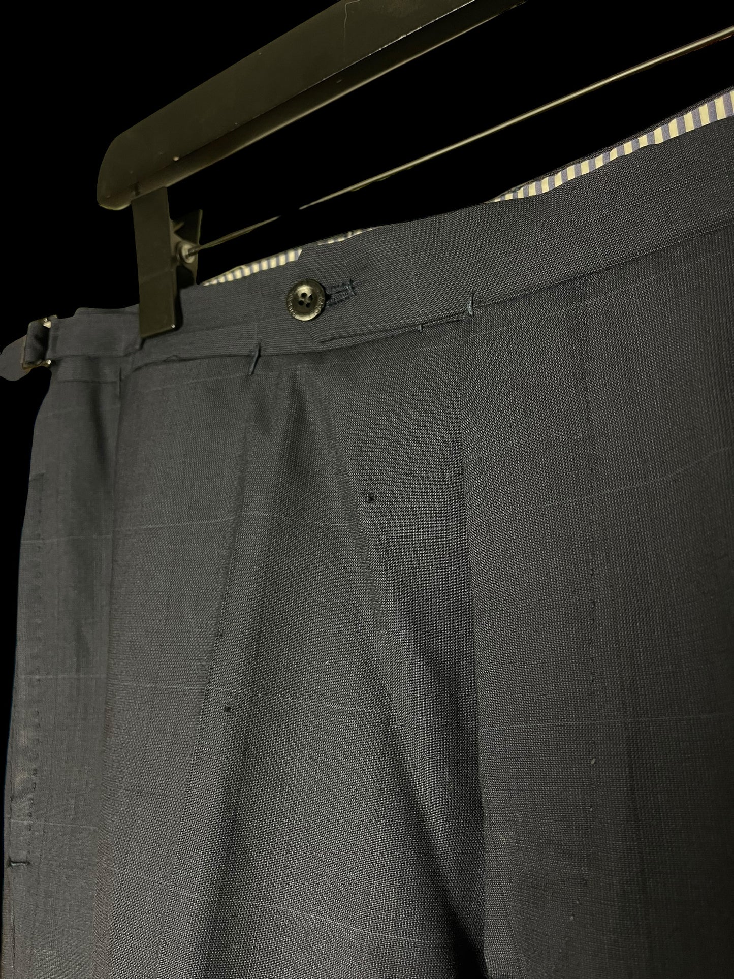 Rubinacci LH Napoli Bespoke Suit 40S / W34-35” Navy Blue