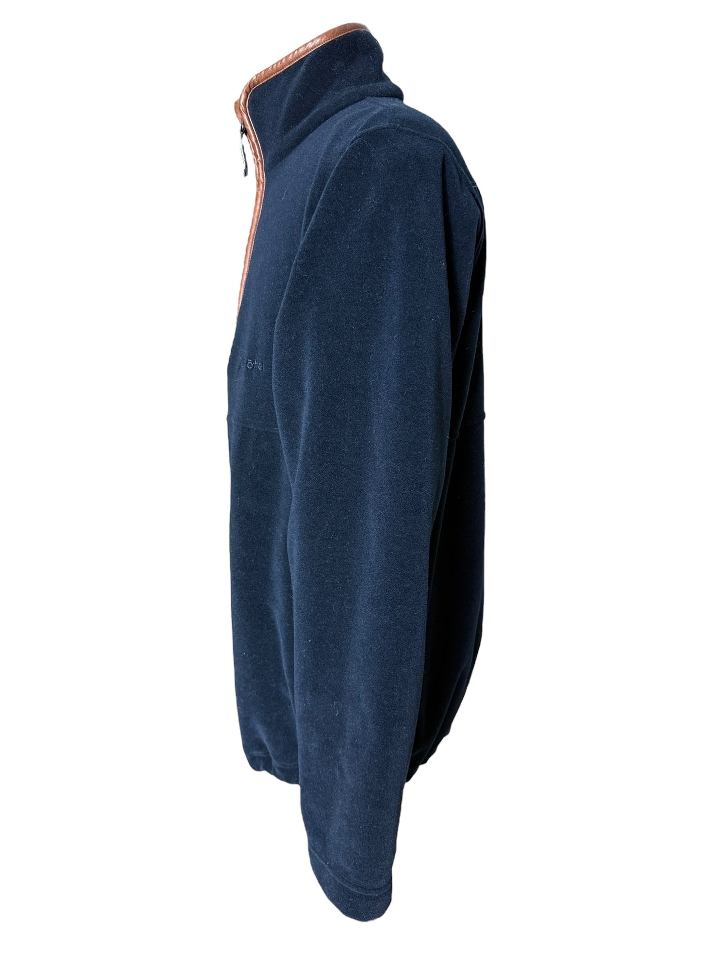 Men’s Schoffel Berkeley 1/4 Zip Fleece Navy Blue Size 48”