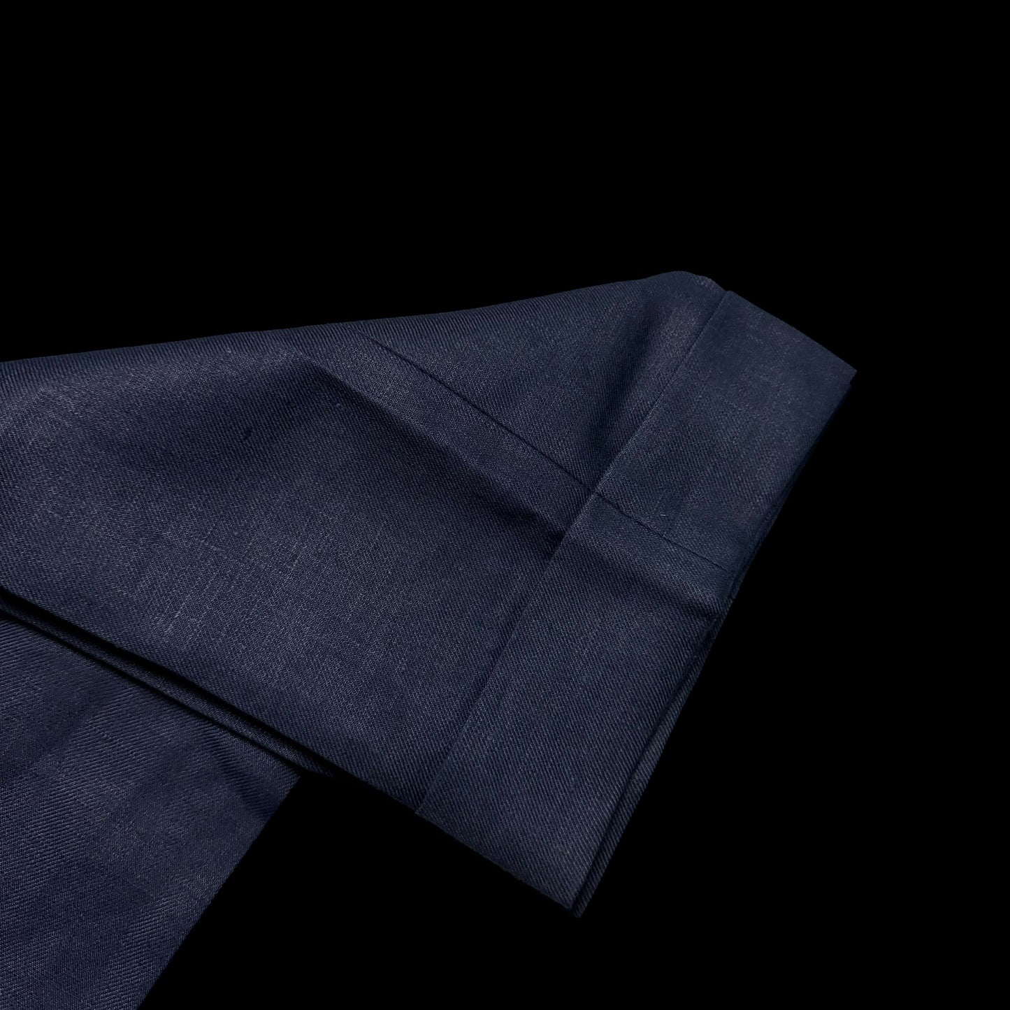 BNWT Natalino Linen Single Pleat Trousers Sz50 W34S Parkgate Navy RRP £195
