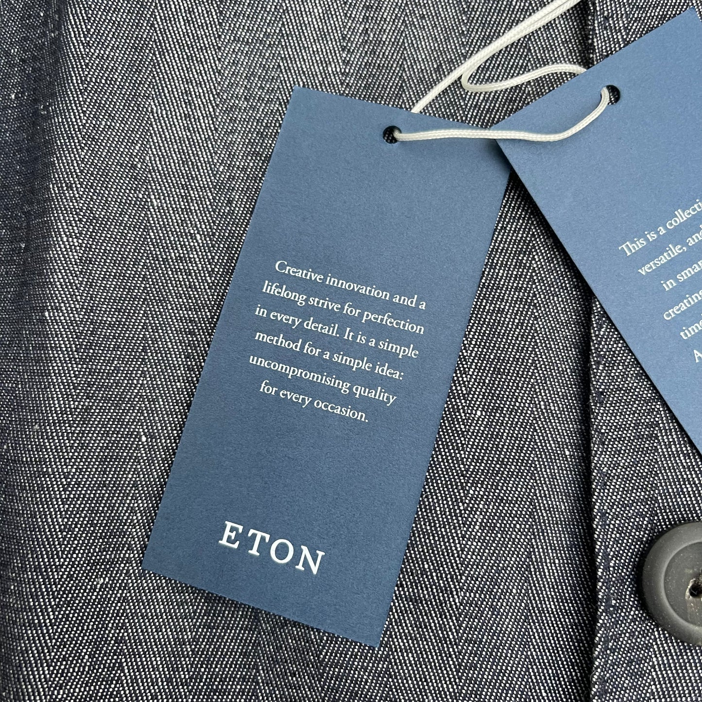 BNWT Eton Overshirt Large Wool Silk Cashmere