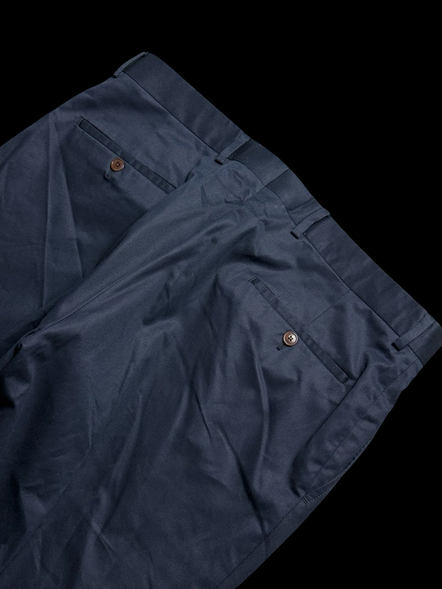 Men’s Ralph Lauren Purple Label Wool Chinos 36 X 30” Navy Blue
