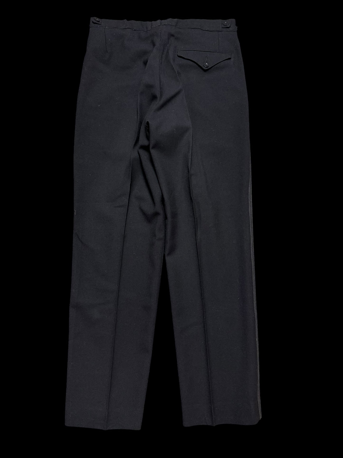 Roberts & Bromley Bespoke Dinner Suit 40S / W32 1930s Shawl High Rise