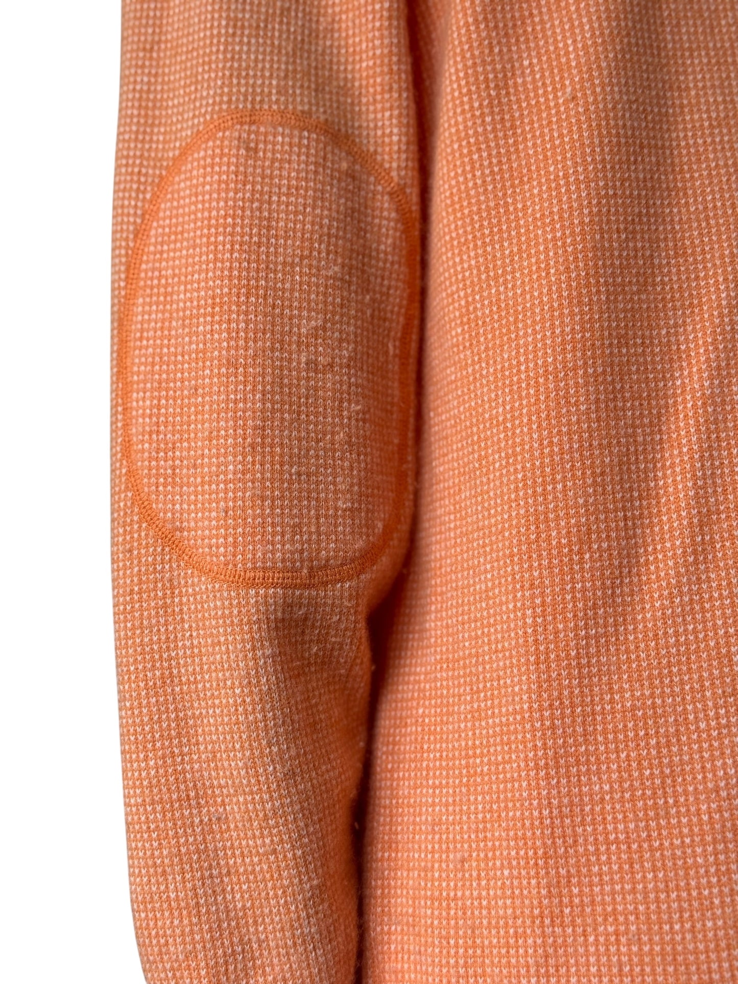 Men’s N. Peal Carnaby 1/4 Zip Cashmere Jumper Orange Size Large SS23 RRP £375