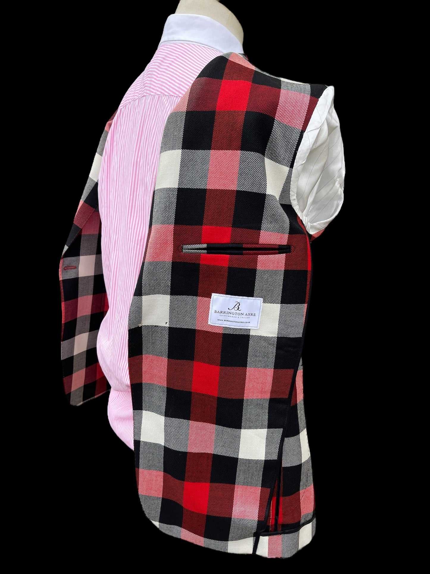 Bespoke Barrington & Ayre Sport Coat 40R Marling & Evans Check Wool RRP £795