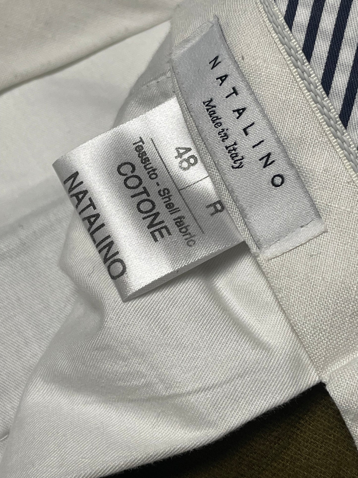 Natalino Corduroy Single Pleat Trousers 32S Moss Green