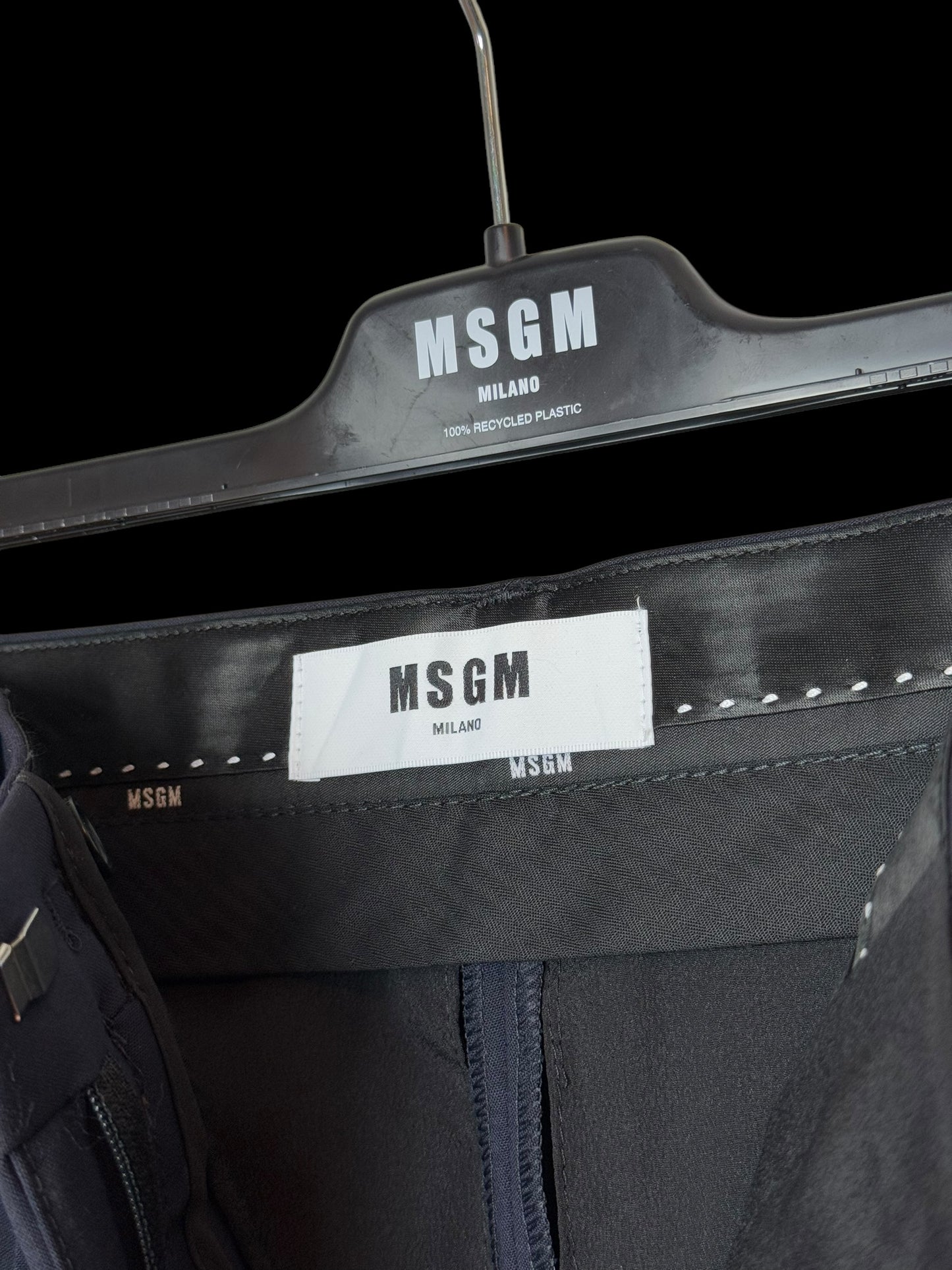 BNWT Women’s MSGM Double Breasted Suit UK6 IT38 Wool Wide Leg RRP £985