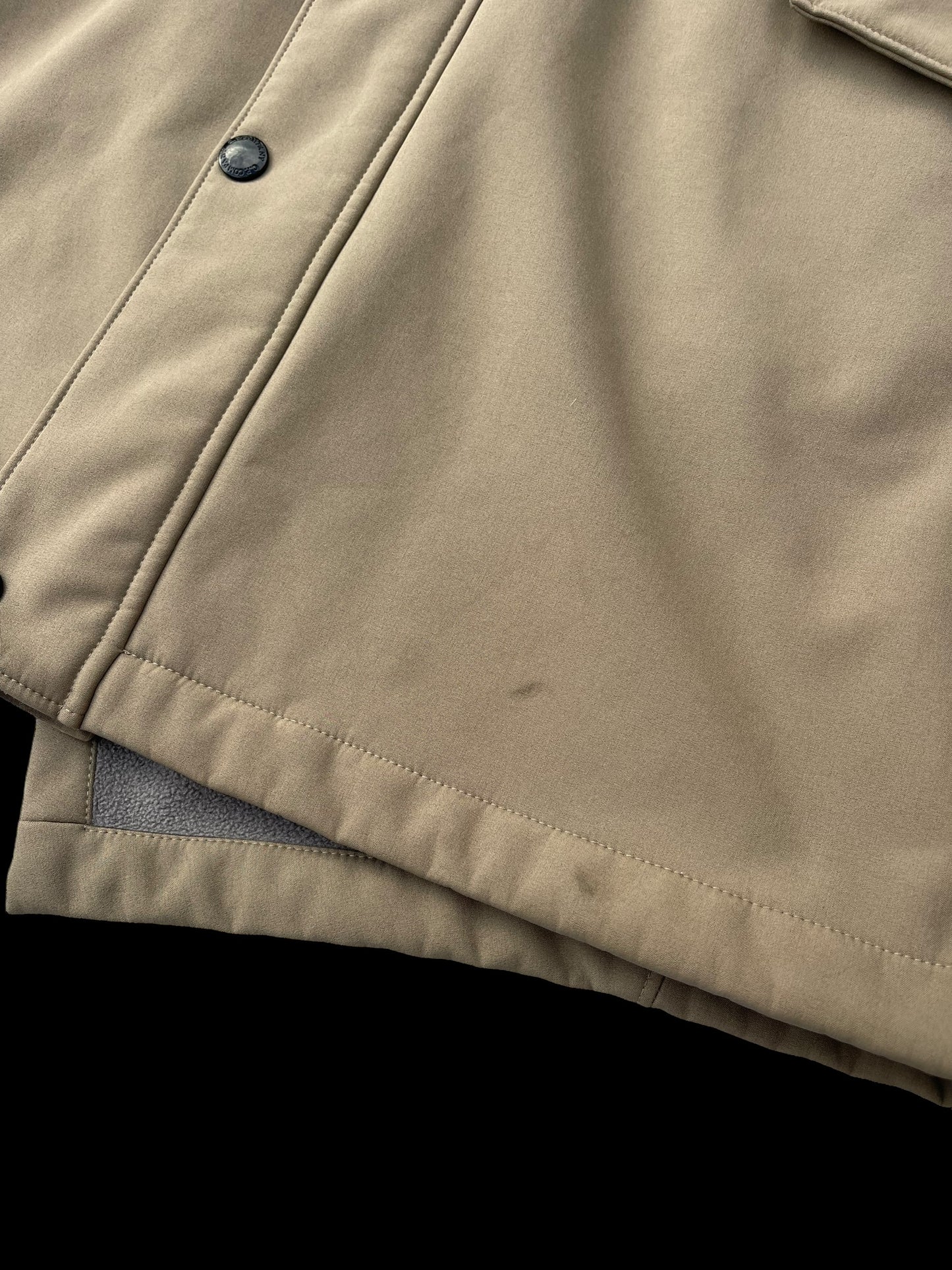 Mens C.P Company Soft Shell Fishtail Parka 52 Light Khaki