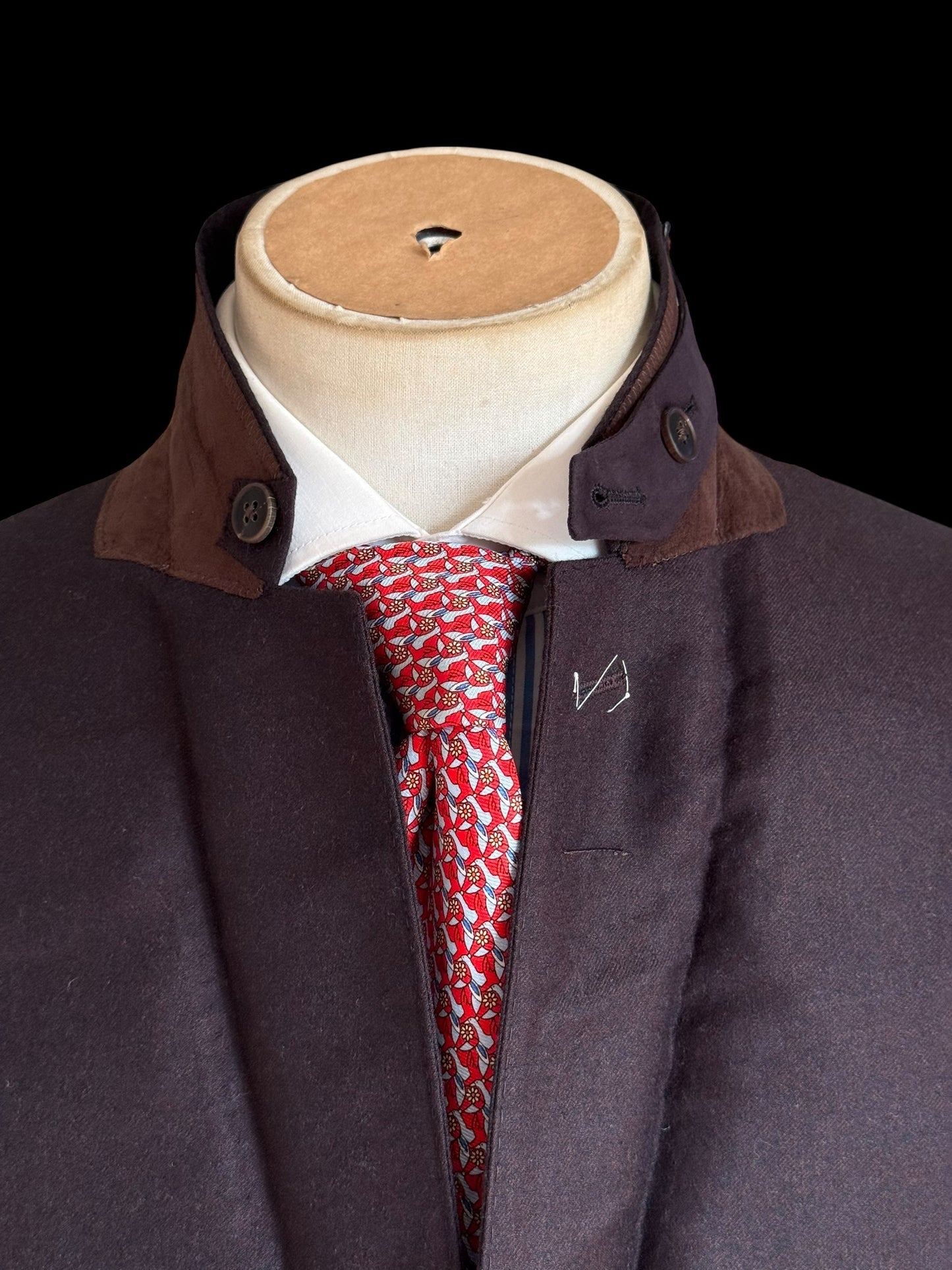 Clements & Church Brown Flannel Suit 46L / W40” Unworn