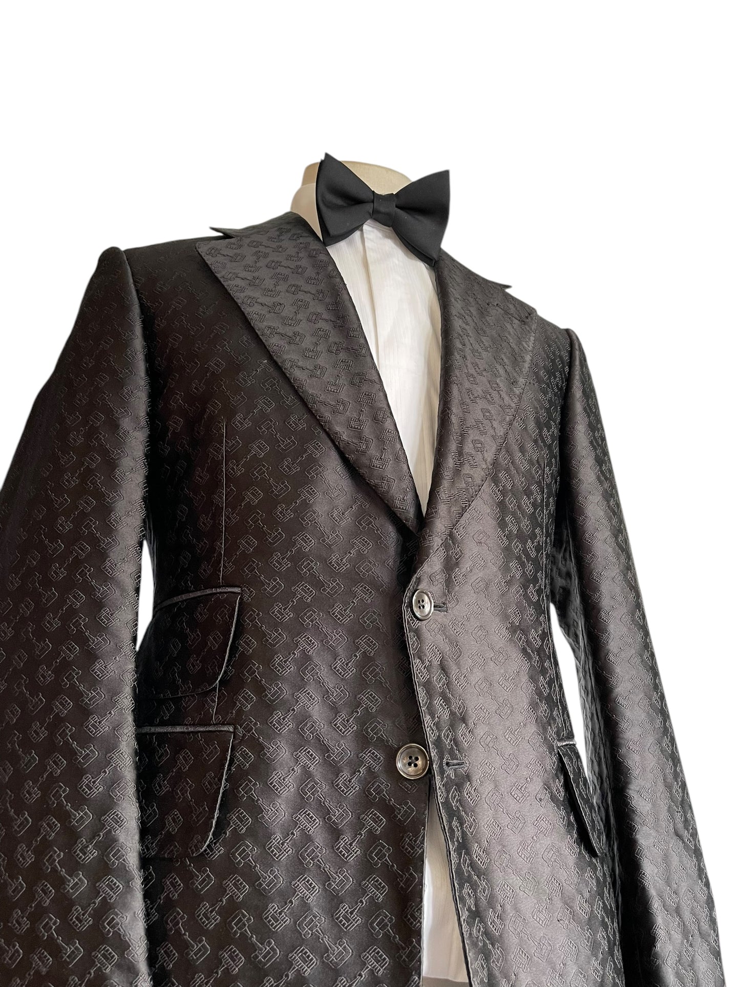 GUCCI x TOM FORD Dinner Jacket Jacquard 37/38L Black