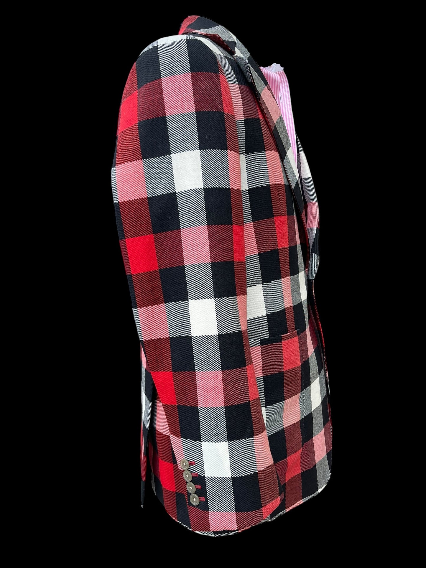 Bespoke Barrington & Ayre Sport Coat 40R Marling & Evans Check Wool RRP £795