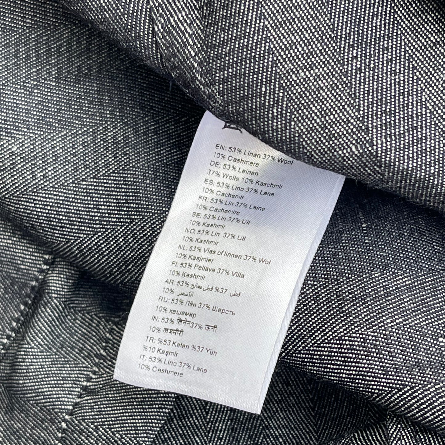 BNWT Eton Overshirt Large Wool Silk Cashmere