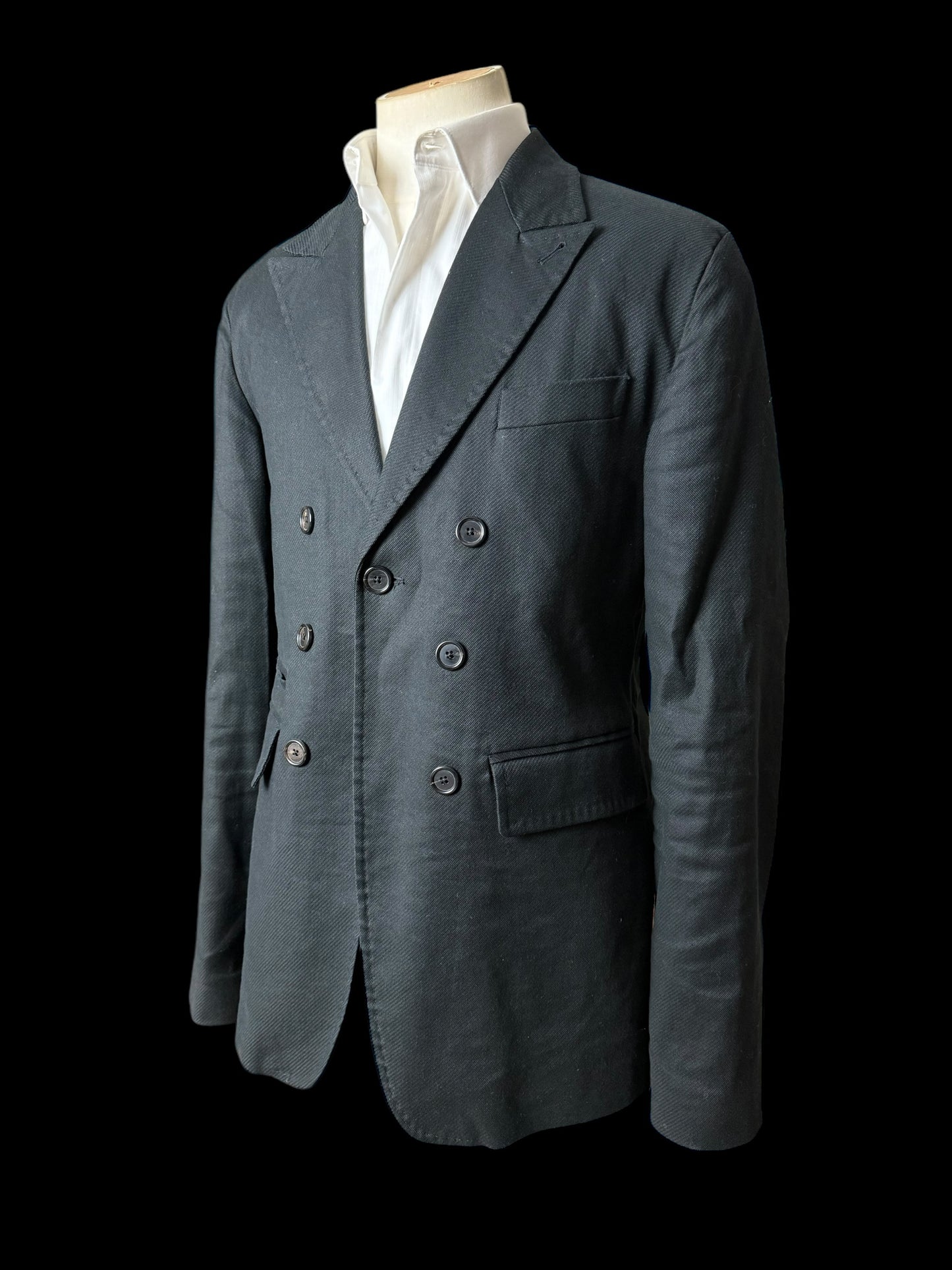 Men’s Ann Demeulemeester Blazer Jacket XL Linen Cotton