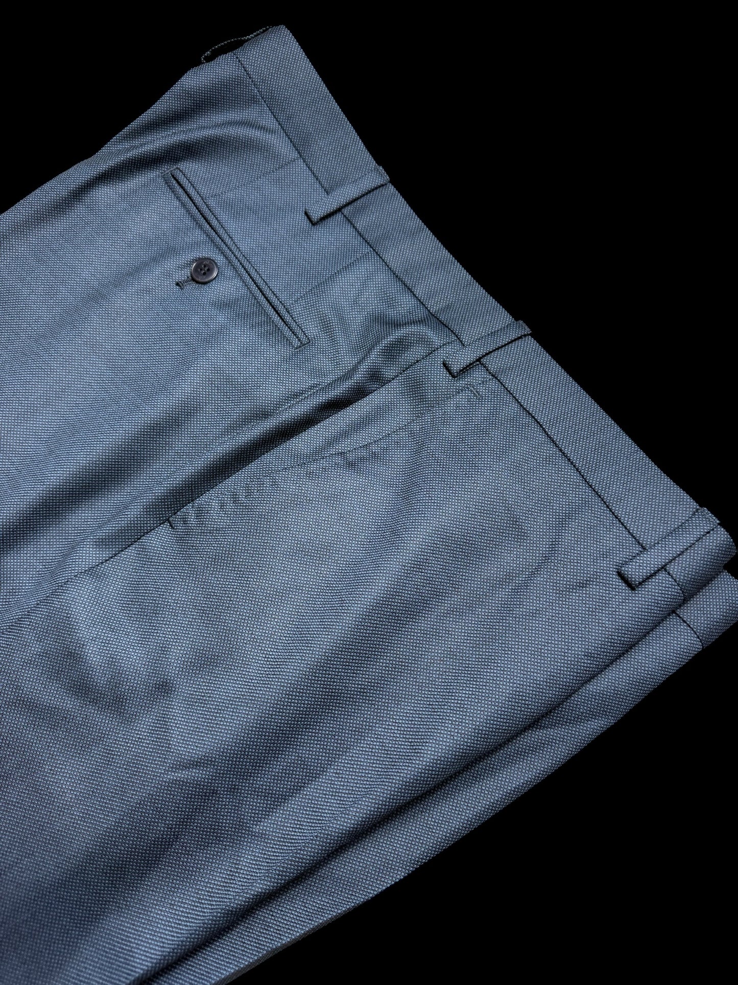 New Men’s Brioni Tigullio Wool Suit Trousers Size 56 (W38”) Nailhead RRP £770