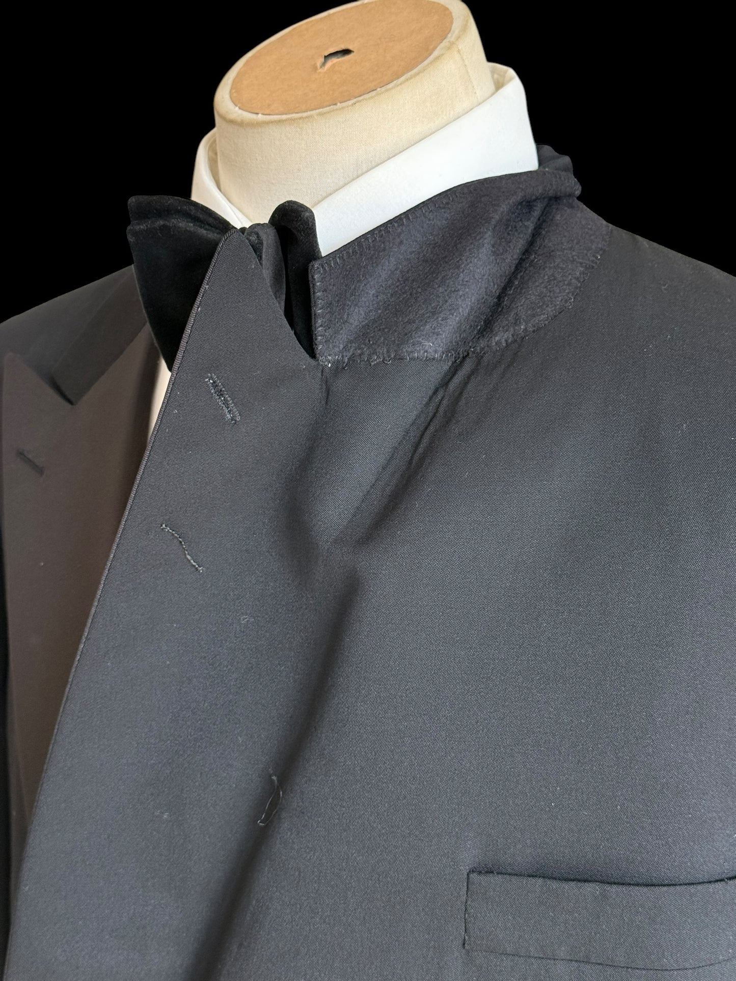 Turnbull & Asser Double Breasted Tuxedo Dinner Suit 46L / W40” Savile Row 1980’s