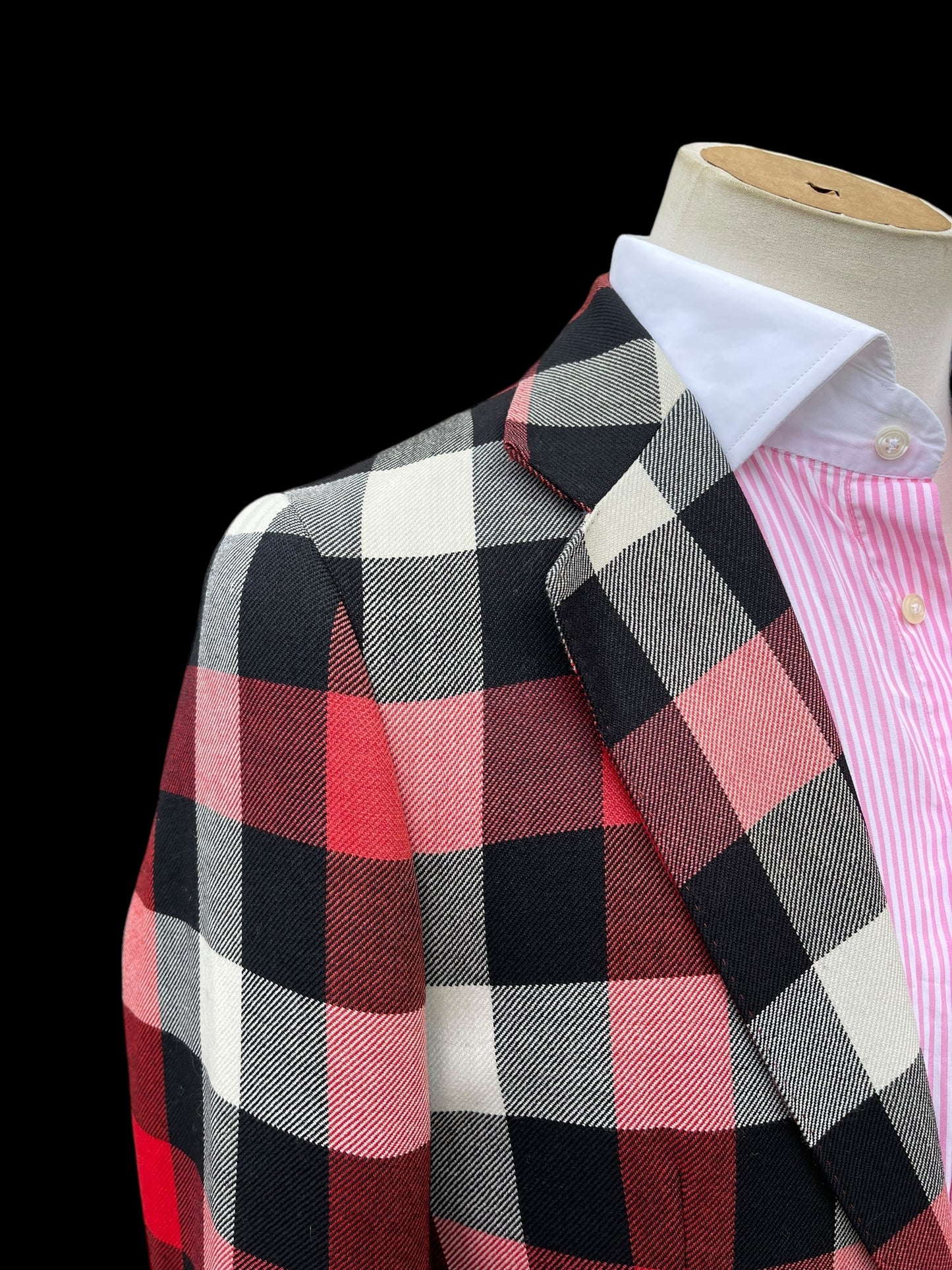 Bespoke Barrington & Ayre Sport Coat 40R Marling & Evans Check Wool RRP £795